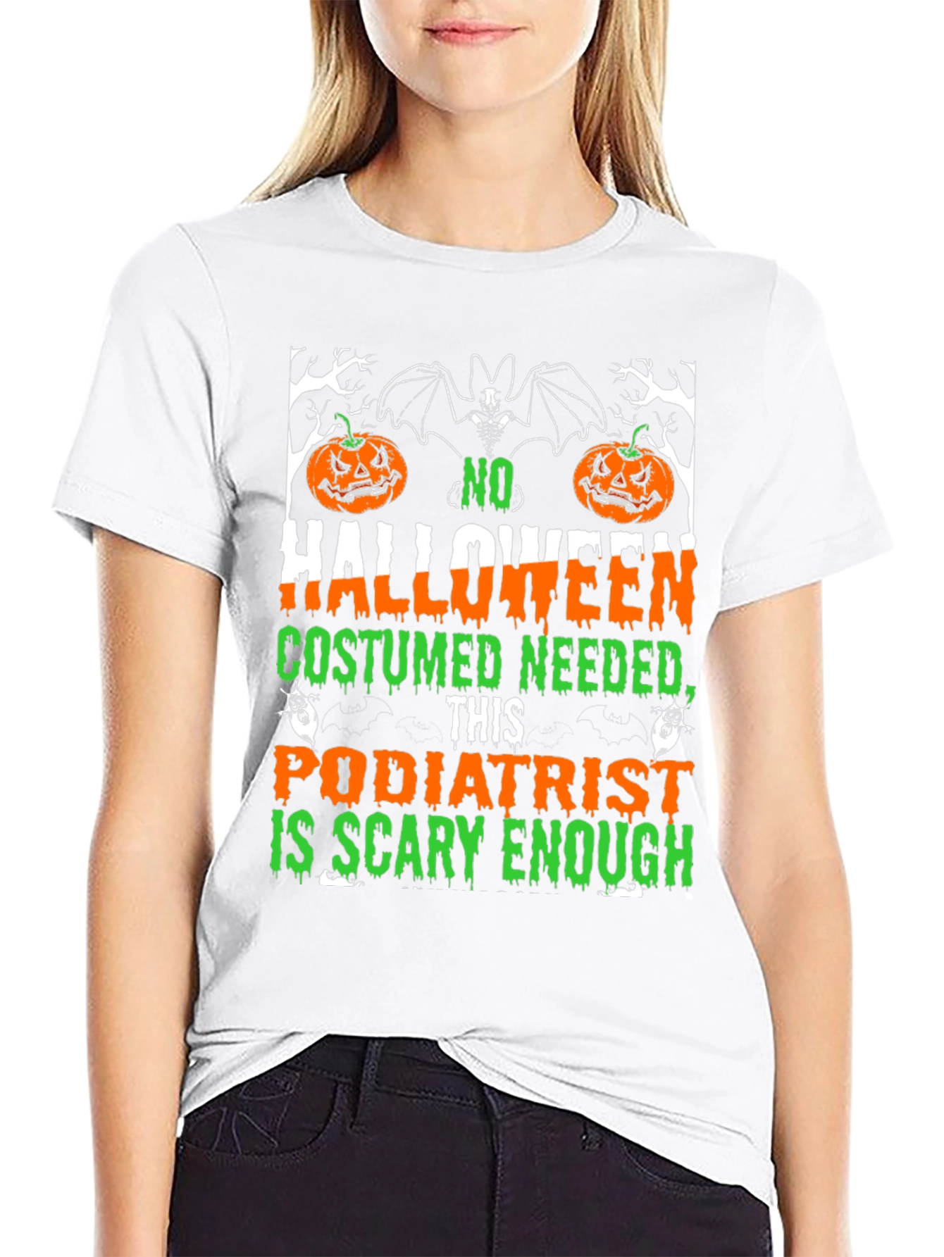 Scary Halloween Podiatrist T-Shirt