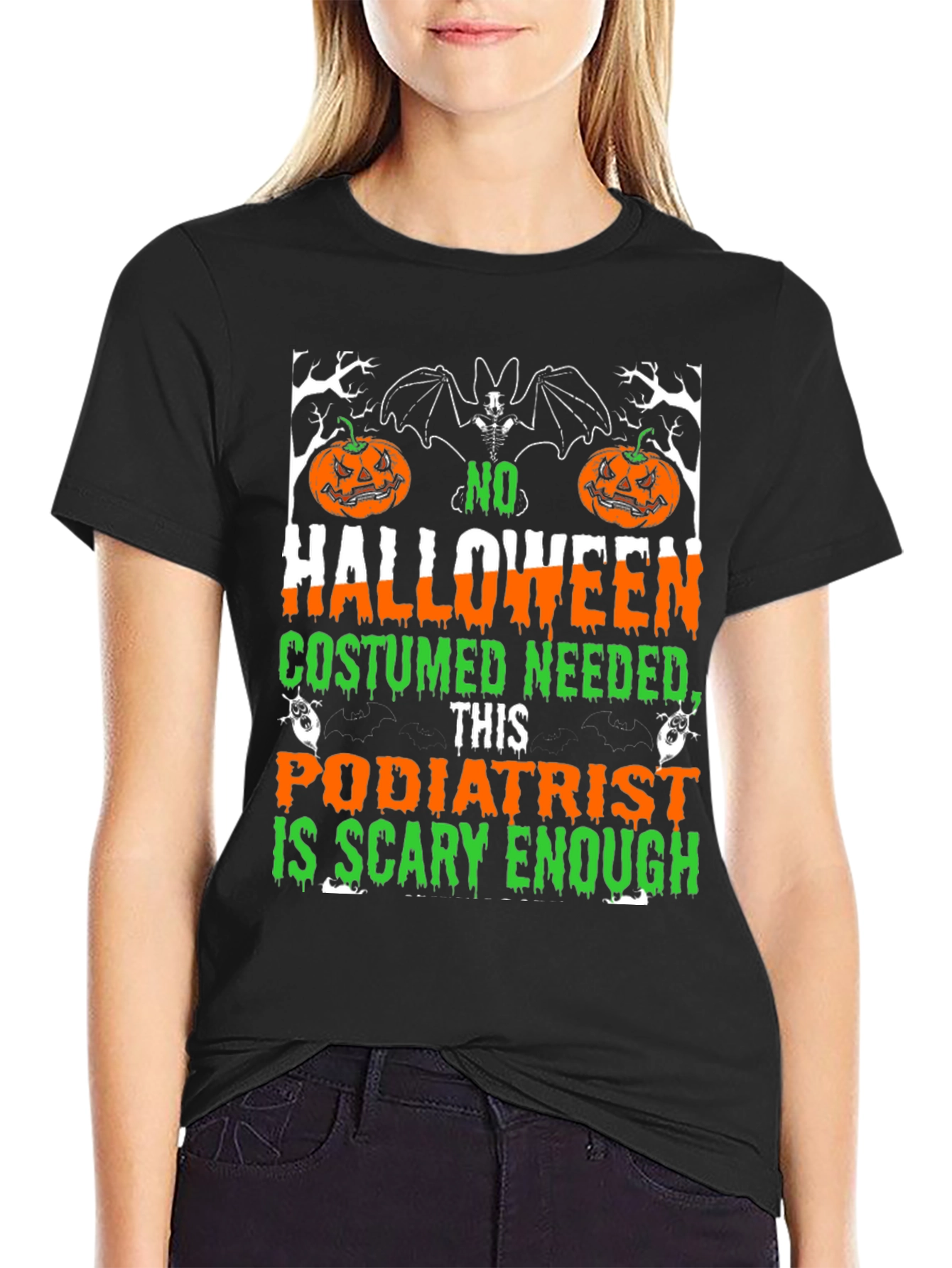 Scary Halloween Podiatrist T-Shirt