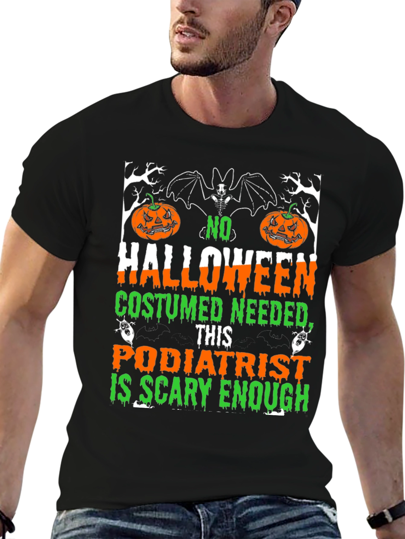 Scary Halloween Podiatrist T-Shirt