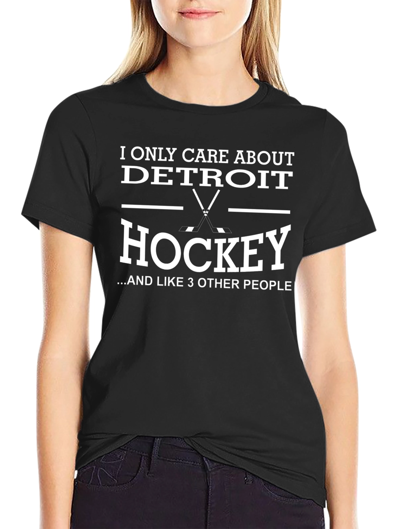 Detroit Hockey Graphic Tee - I Only Care