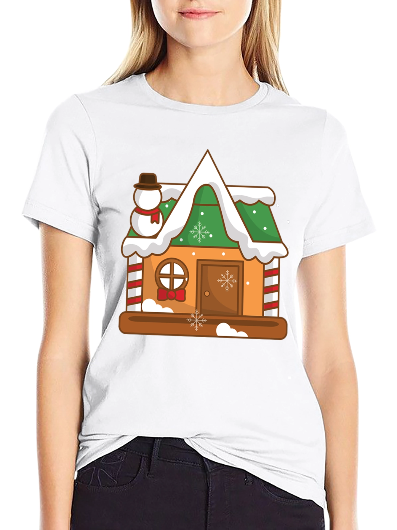 Gingerbread House Christmas T-Shirt