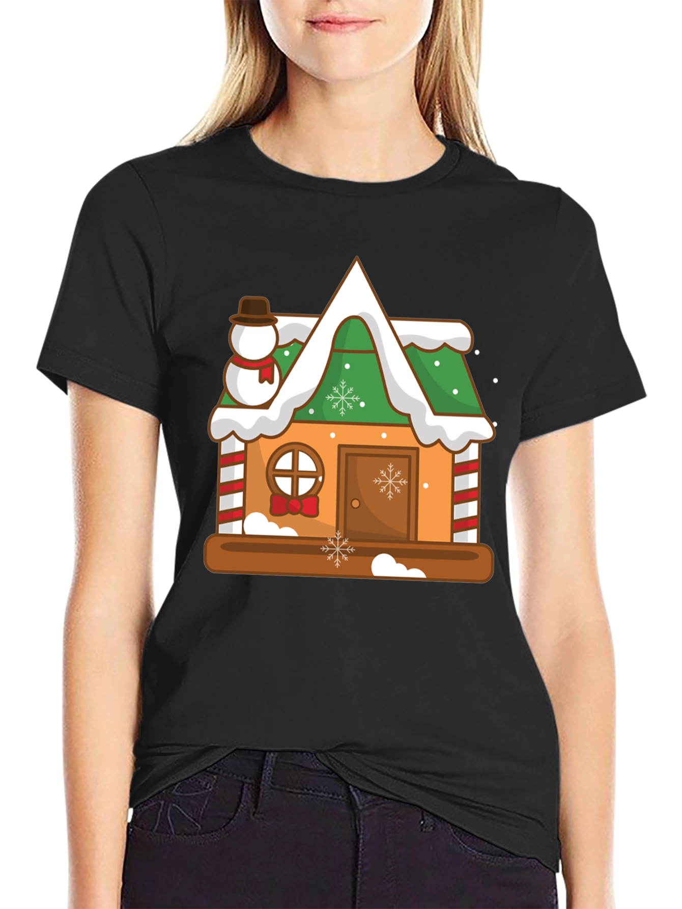 Gingerbread House Christmas T-Shirt
