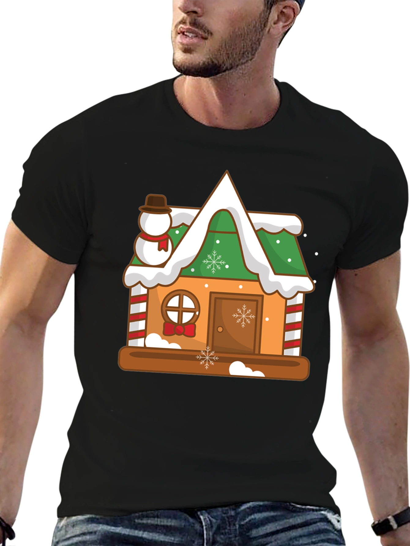 Gingerbread House Christmas T-Shirt
