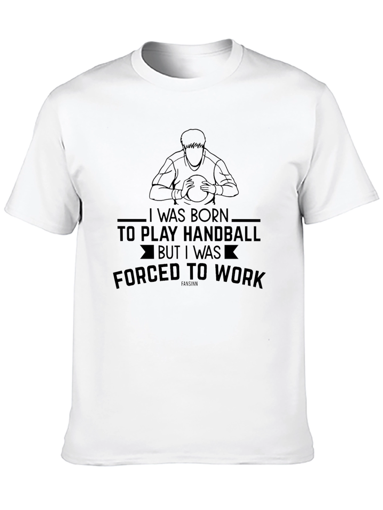 Handball Player Graphic T-Shirt - Born to Play