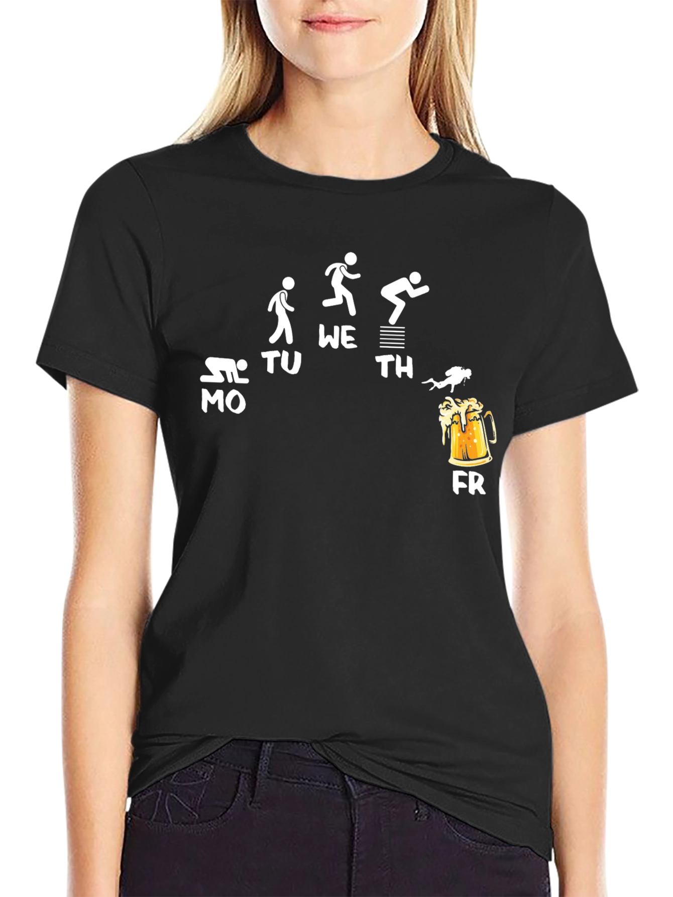 Funny Weekday T-Shirt - Weekend is Beer Day!