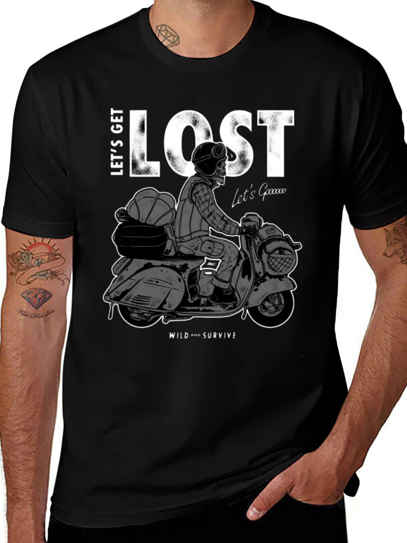 Lets Get Lost Graphic Tee