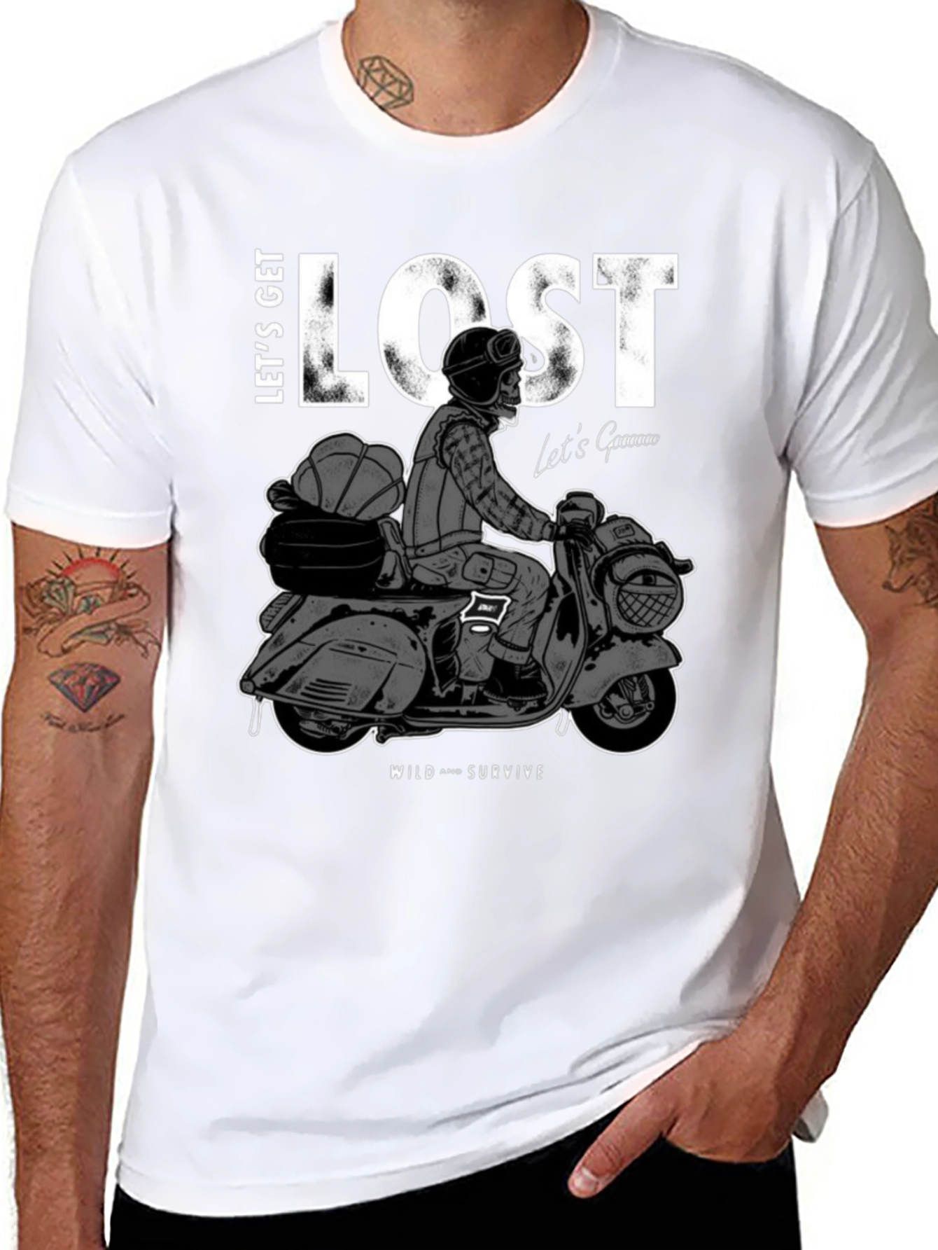Lets Get Lost Graphic Tee