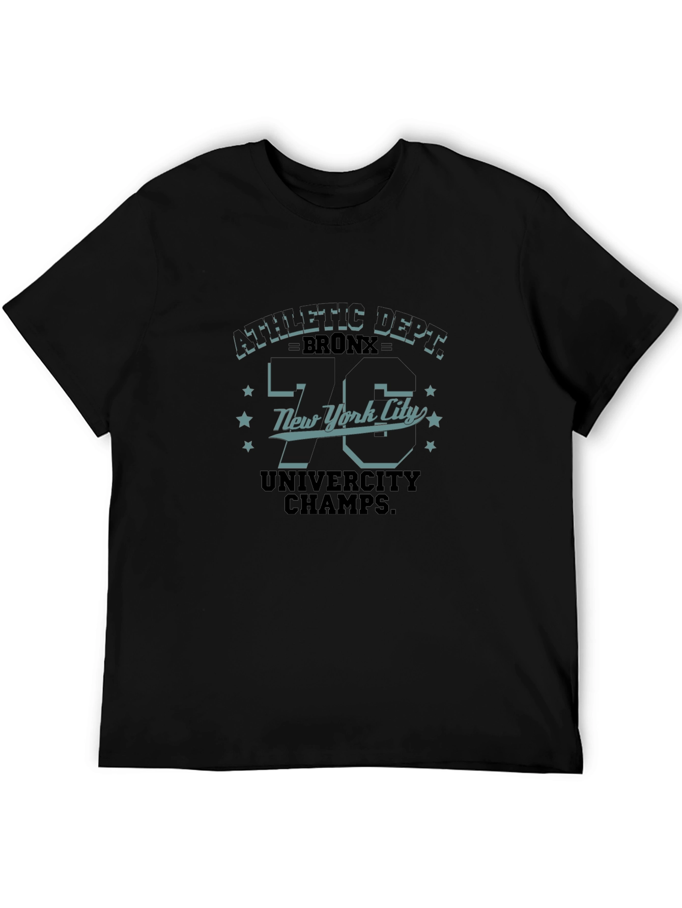 Athletic Dept. Graphic Print Black T-Shirt
