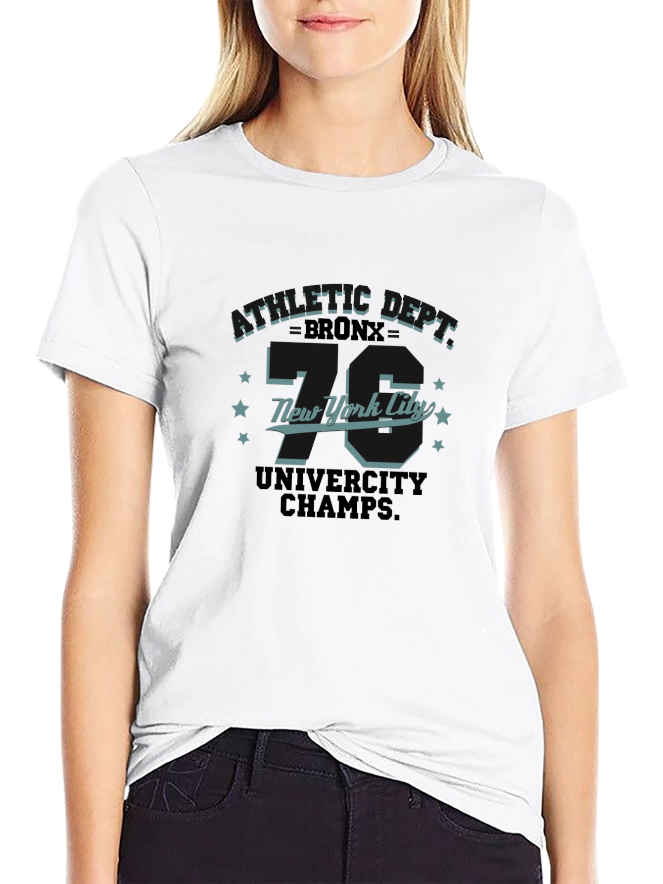 Athletic Dept. Graphic Print Black T-Shirt