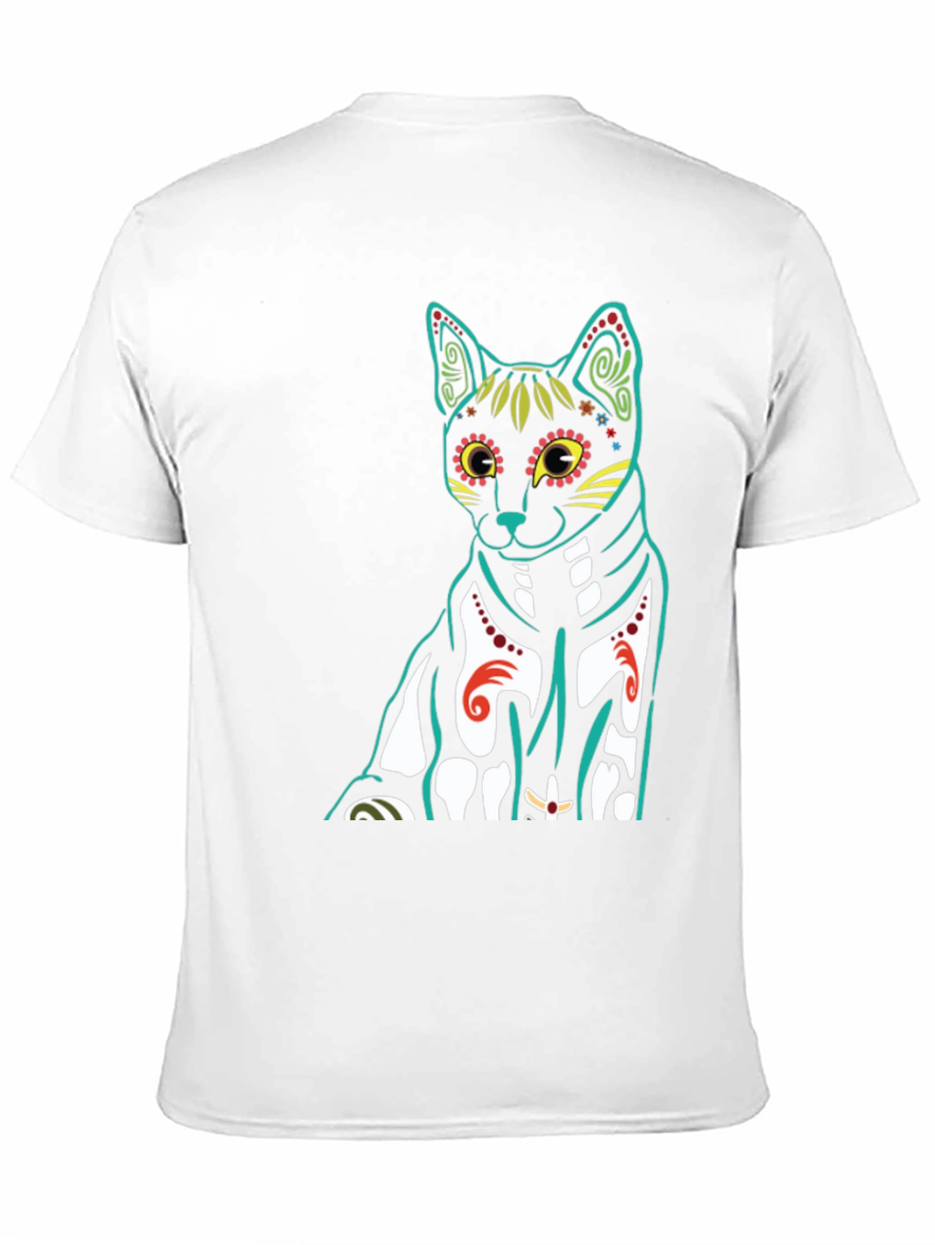 Day of the Dead Cat T-Shirt