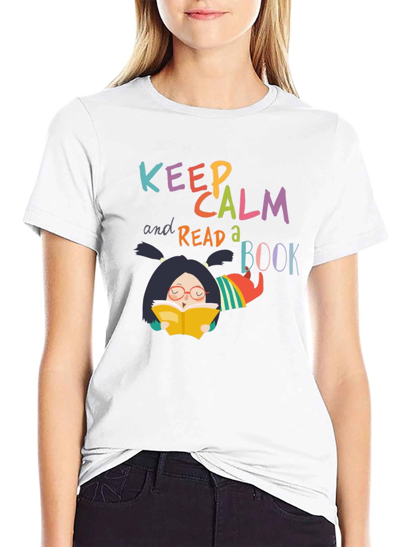 Keep Calm and Read a Book T-Shirt