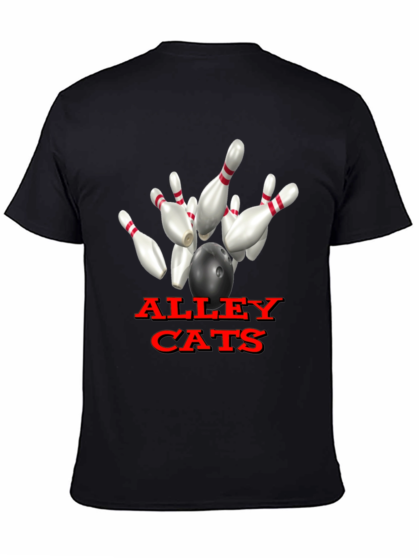 Alley Cats Bowling T-Shirt Unique Design