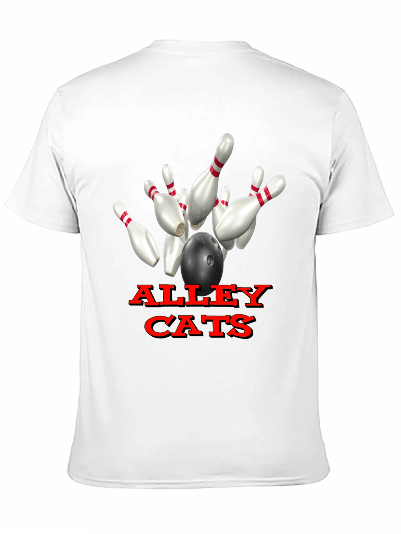 Alley Cats Bowling T-Shirt Unique Design