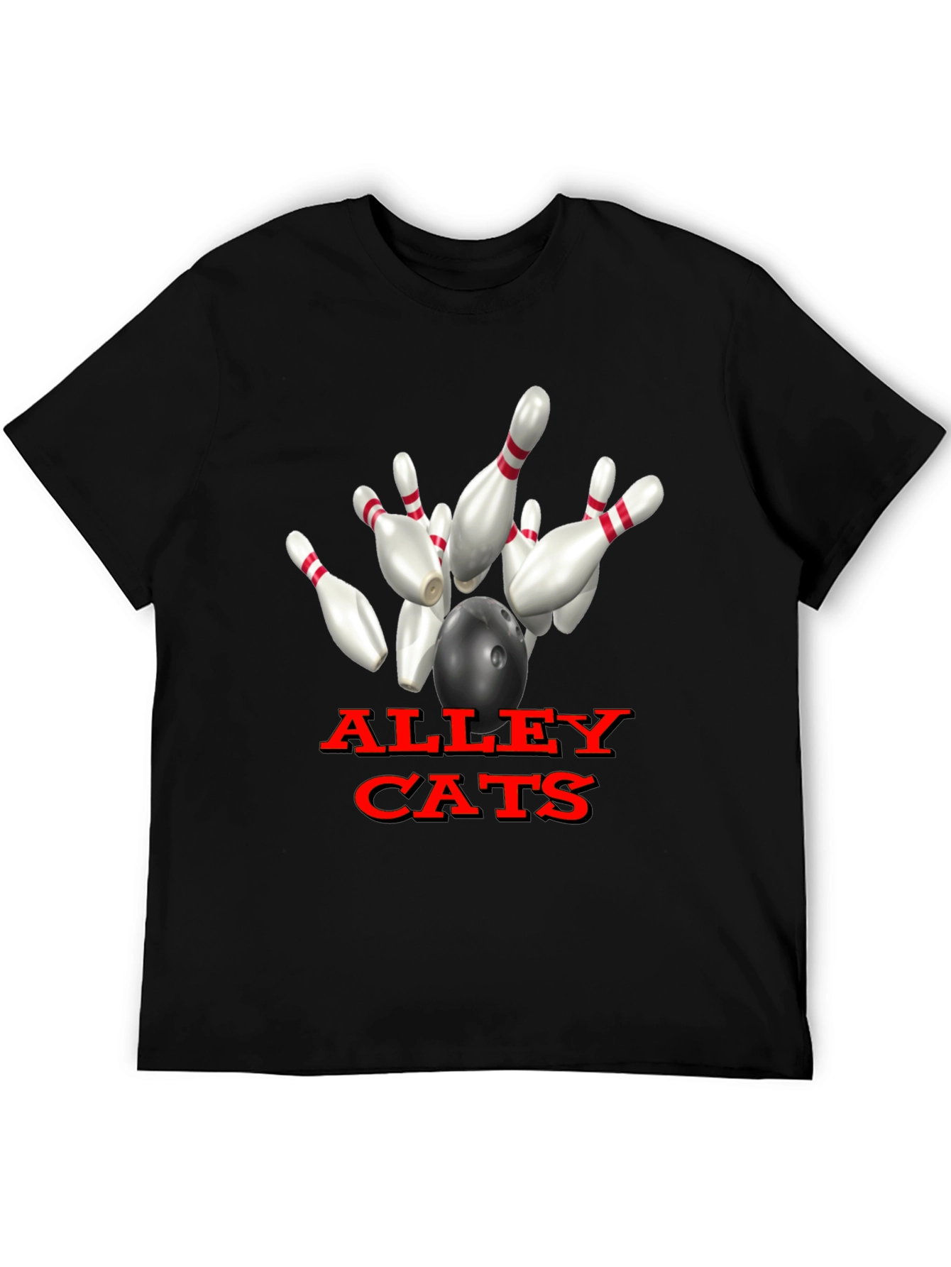 Alley Cats Bowling T-Shirt Unique Design