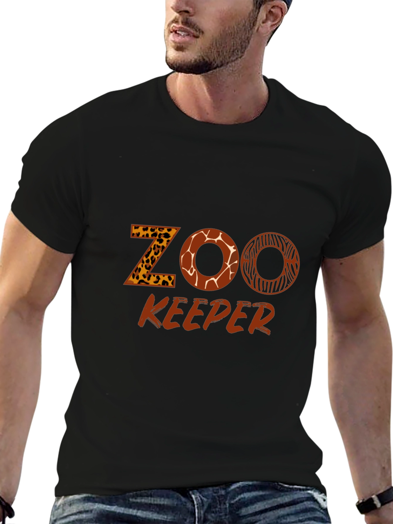 Zoo Keeper Animal Print T-Shirt