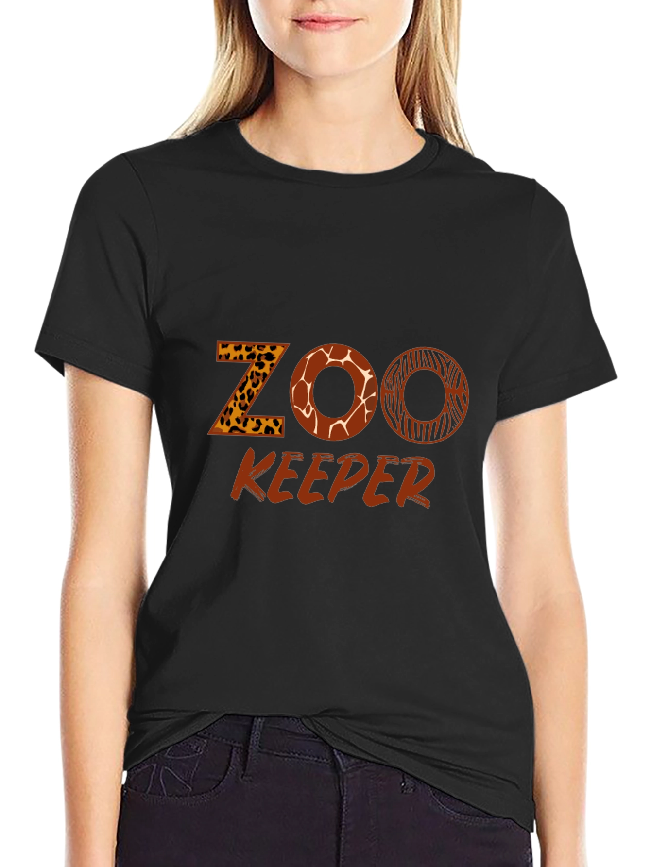 Zoo Keeper Animal Print T-Shirt