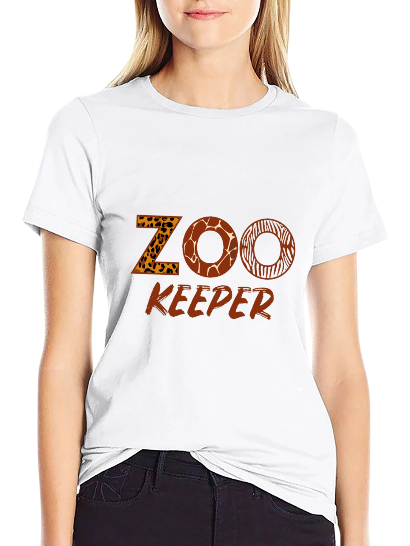 Zoo Keeper Animal Print T-Shirt