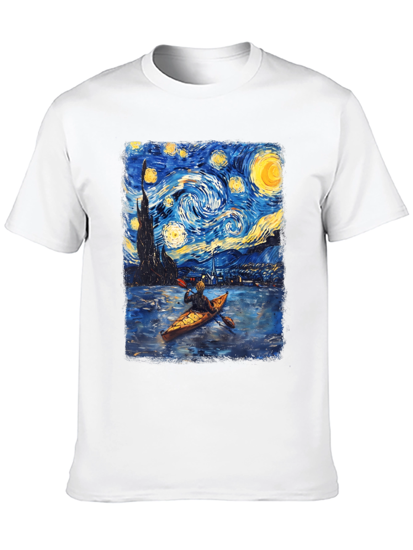 Starry Night Kayak T-Shirt