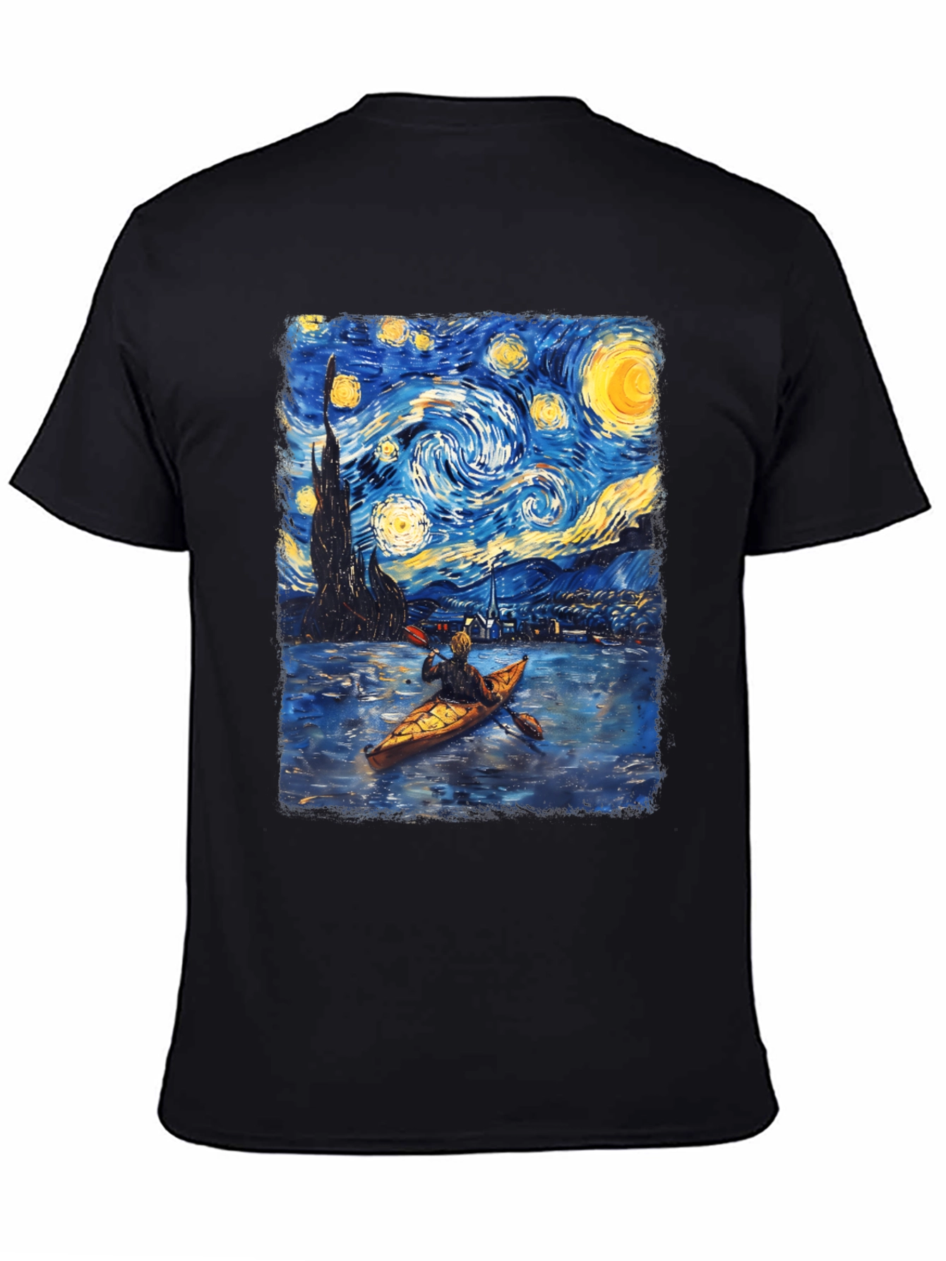 Starry Night Kayak T-Shirt