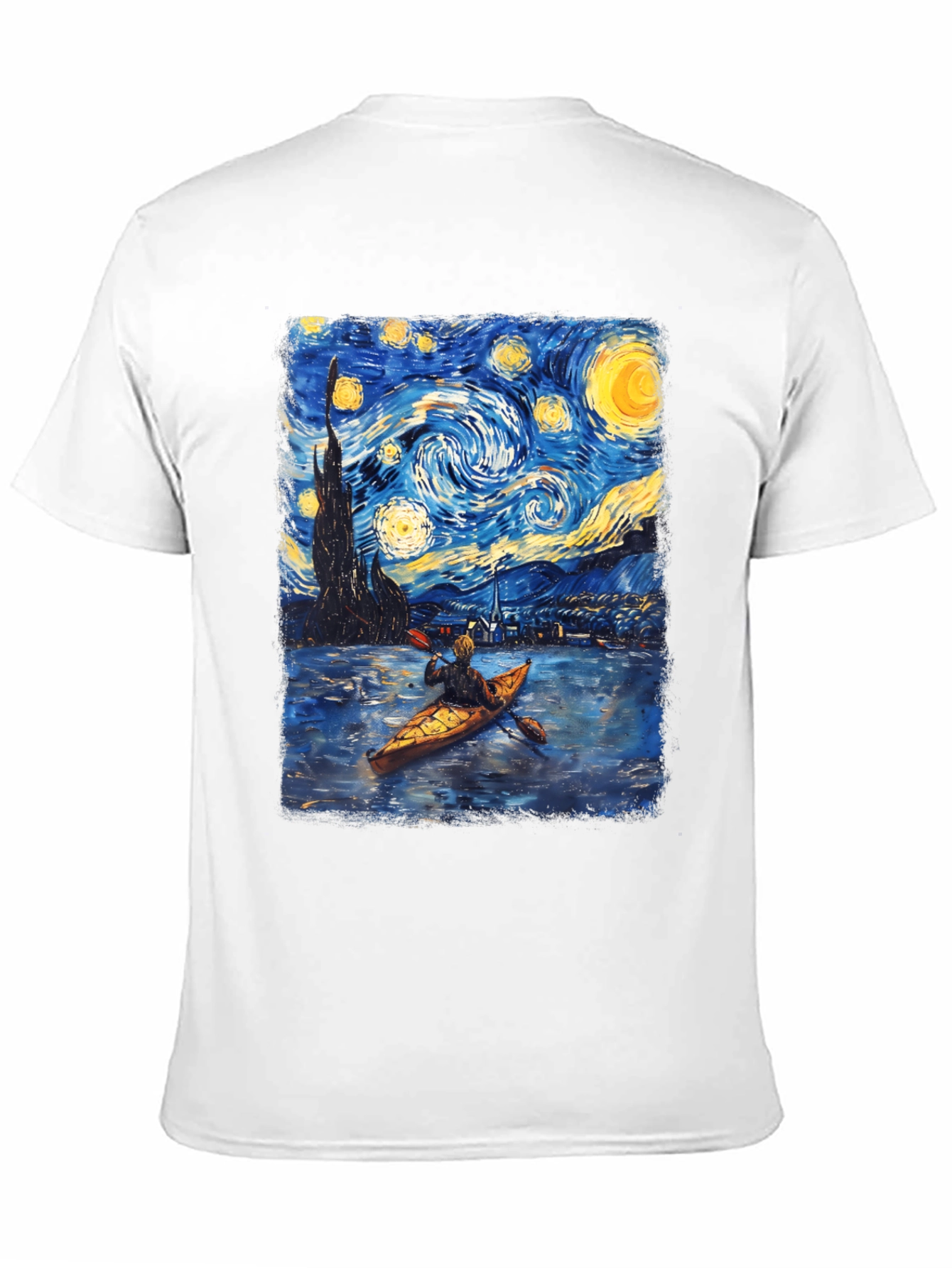 Starry Night Kayak T-Shirt