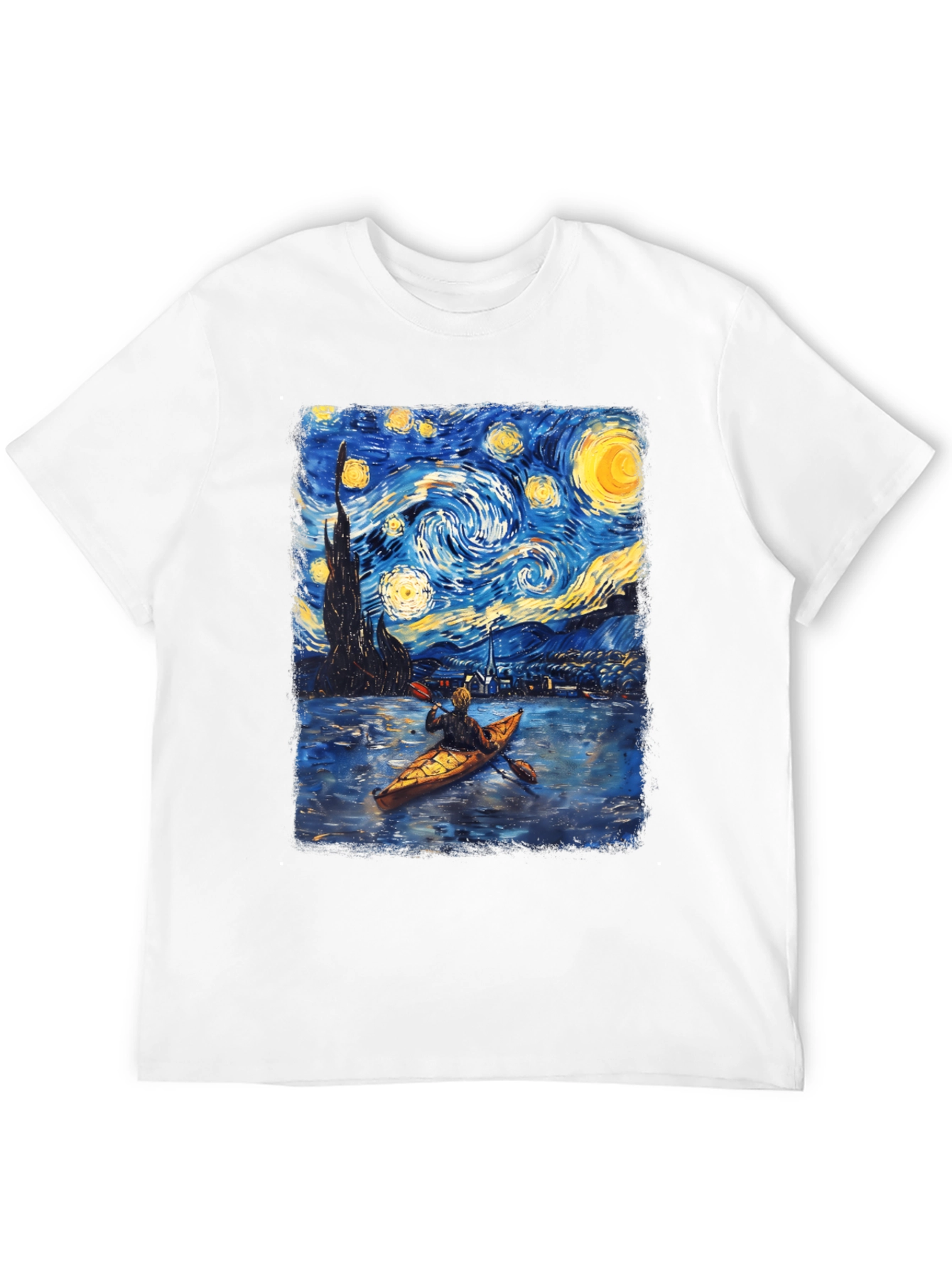Starry Night Kayak T-Shirt