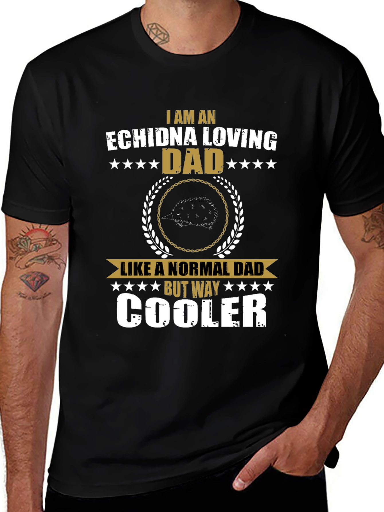 Echidna Loving Dad T-Shirt