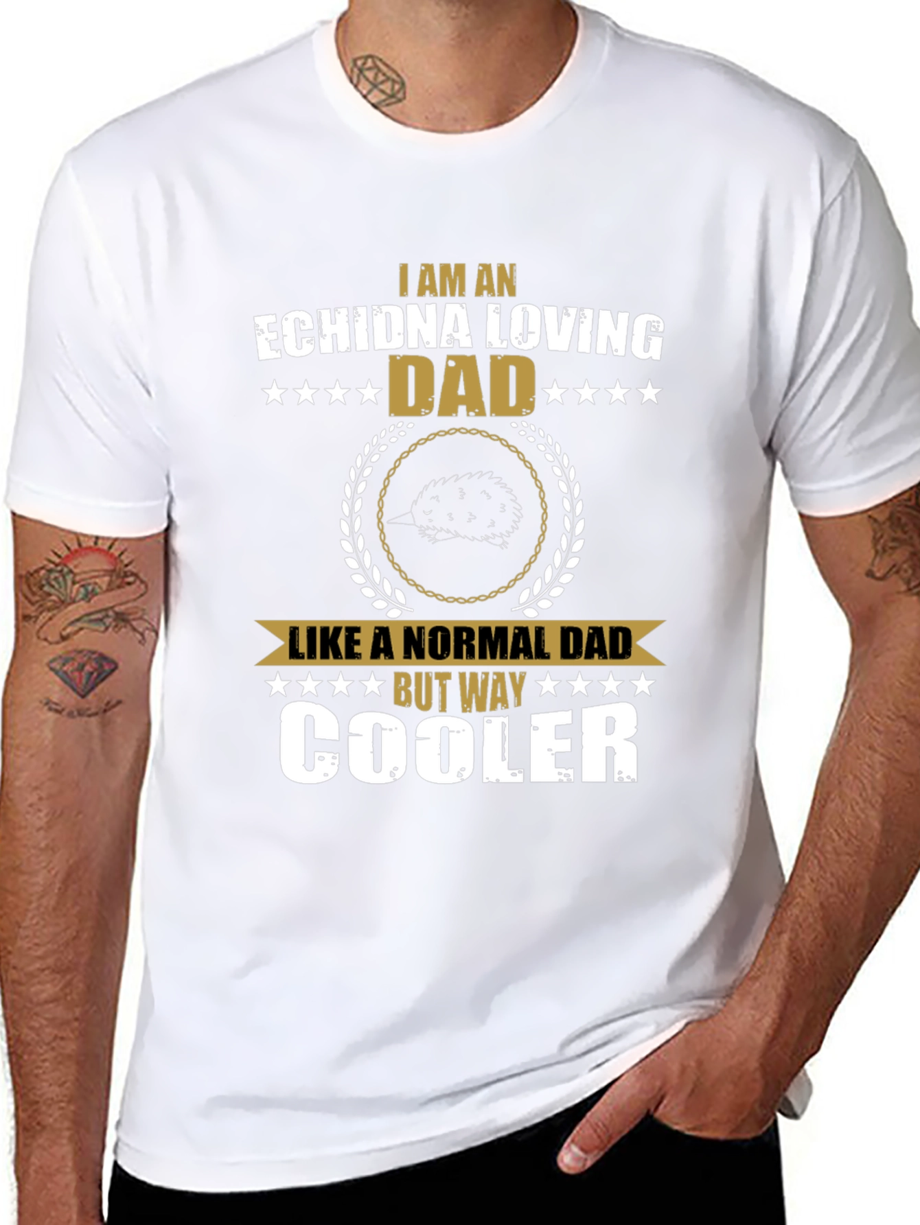 Echidna Loving Dad T-Shirt