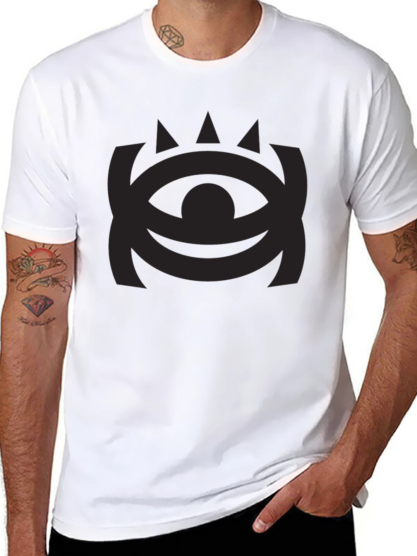 Dark Eye Graphic Tee - Mens Black T-Shirt