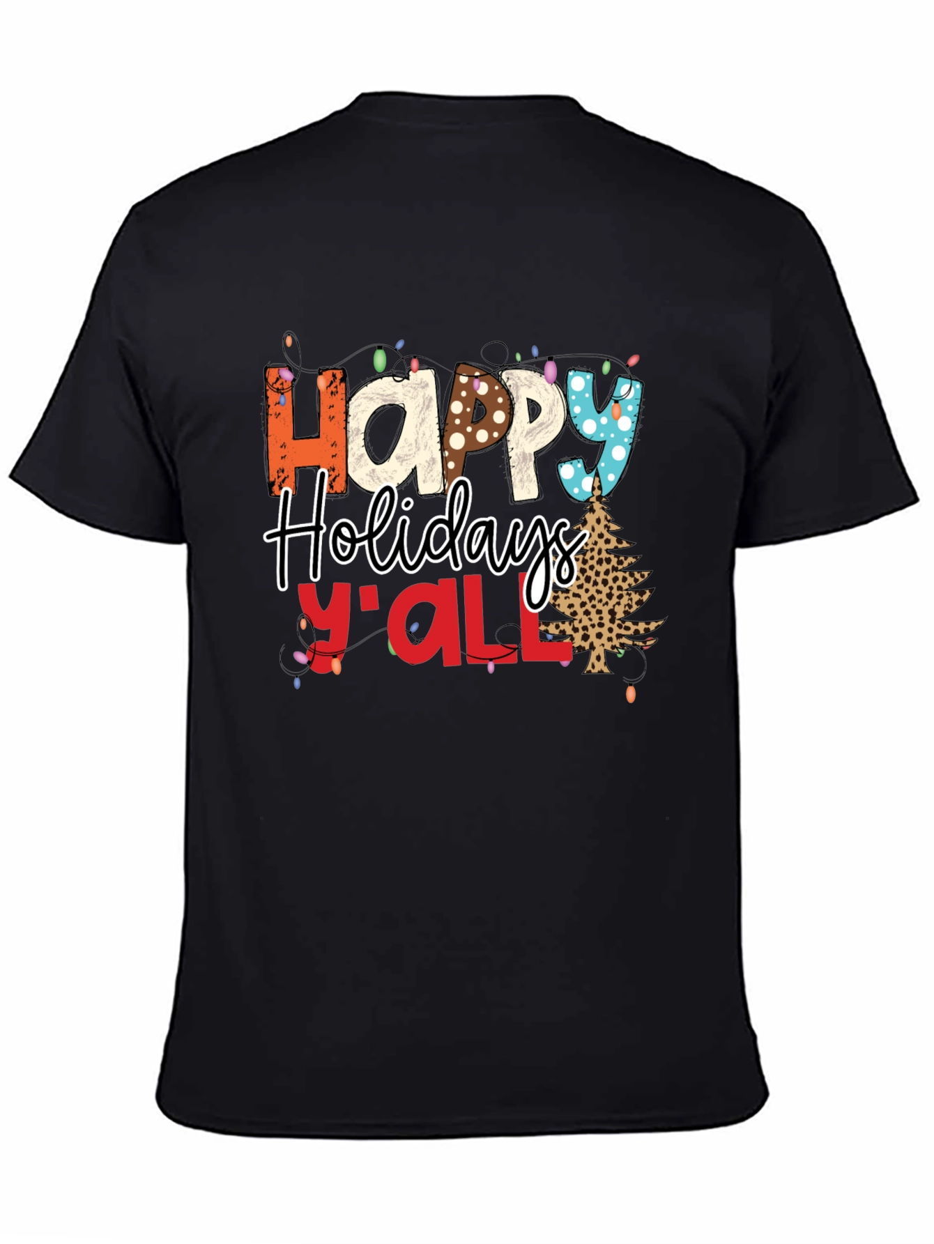 Happy Holidays Yall Christmas T-Shirt
