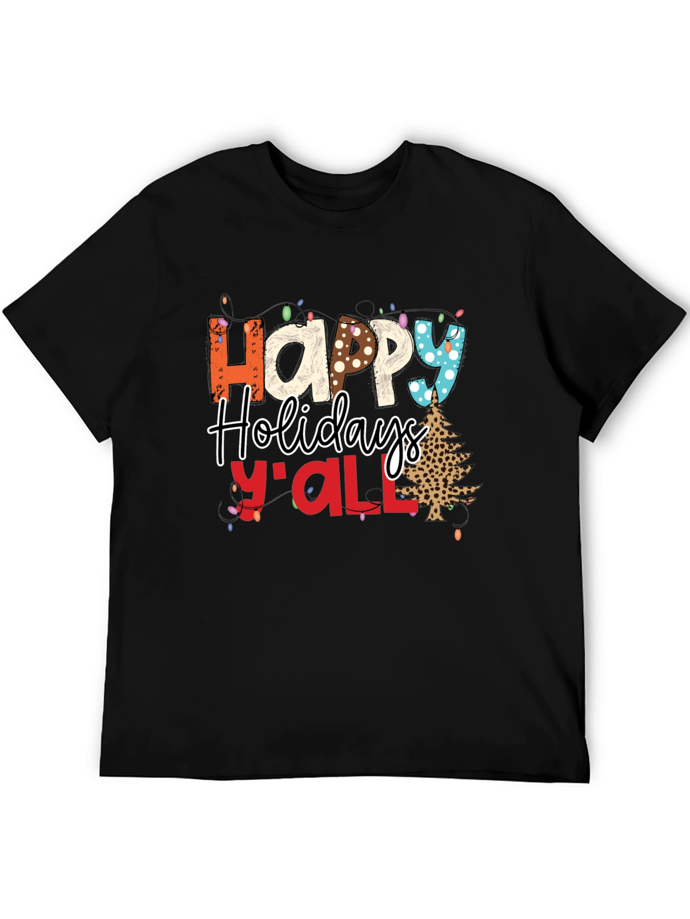 Happy Holidays Yall Christmas T-Shirt