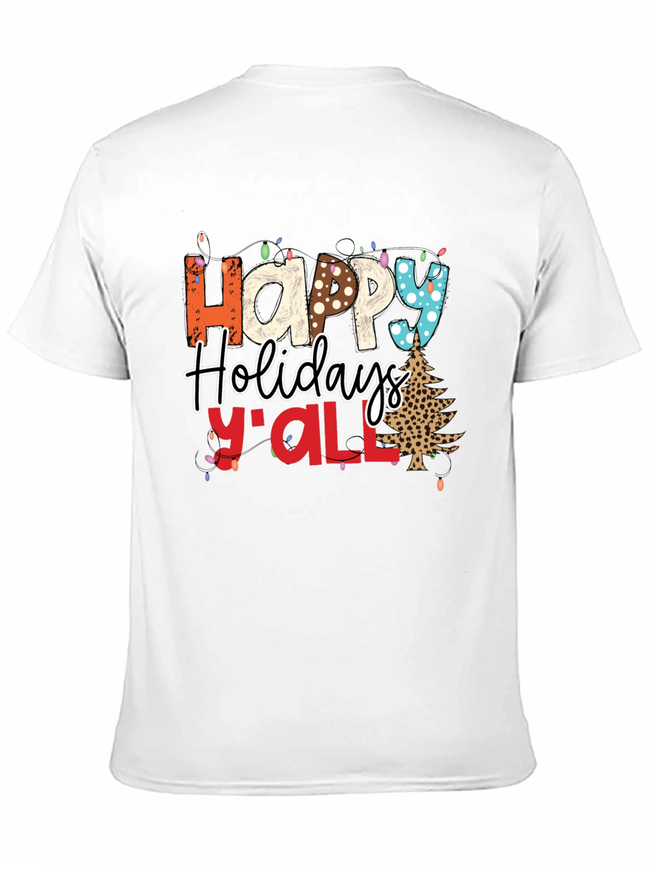 Happy Holidays Yall Christmas T-Shirt