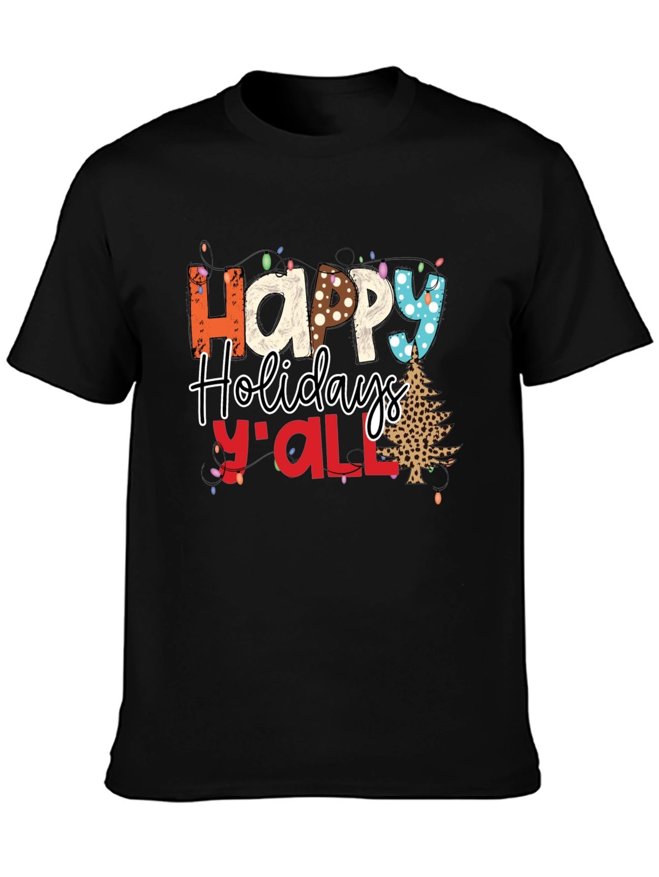 Happy Holidays Yall Christmas T-Shirt