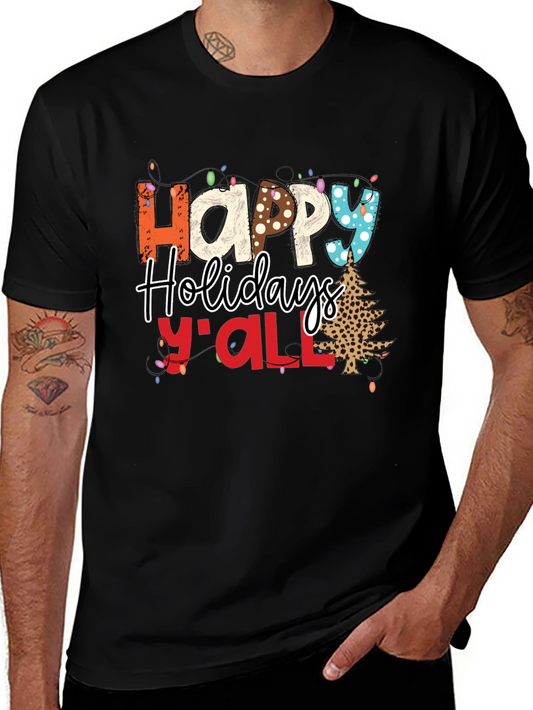 Happy Holidays Yall Christmas T-Shirt