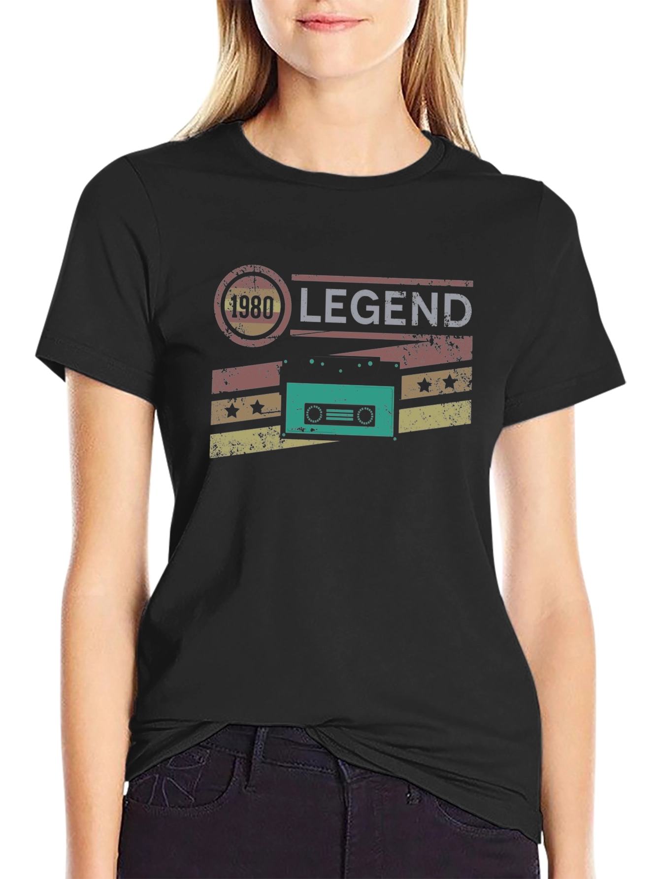 1980 Legend Cassette Tape Graphic T-Shirt