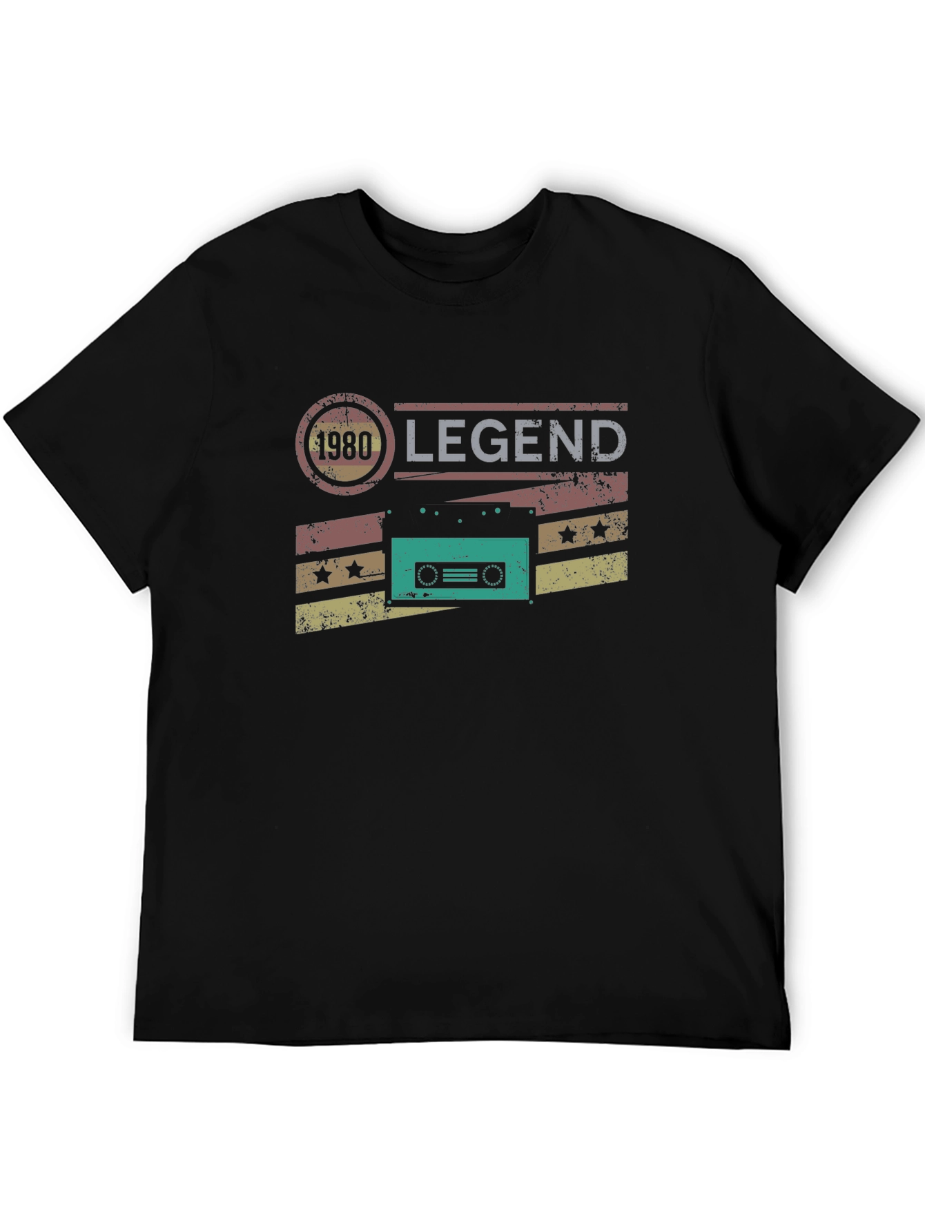 1980 Legend Cassette Tape Graphic T-Shirt