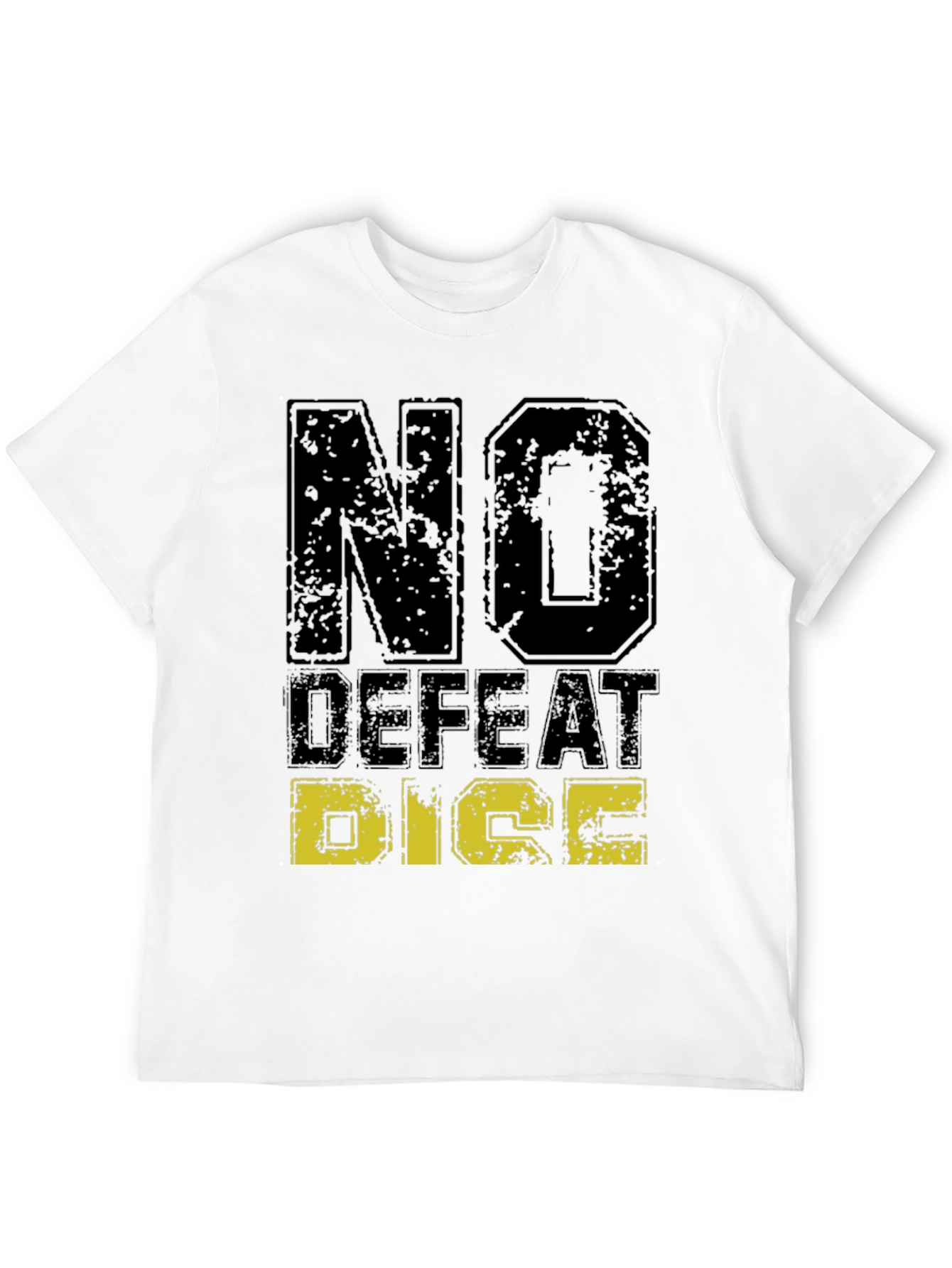 No Defeat Dice Graphic T-Shirt