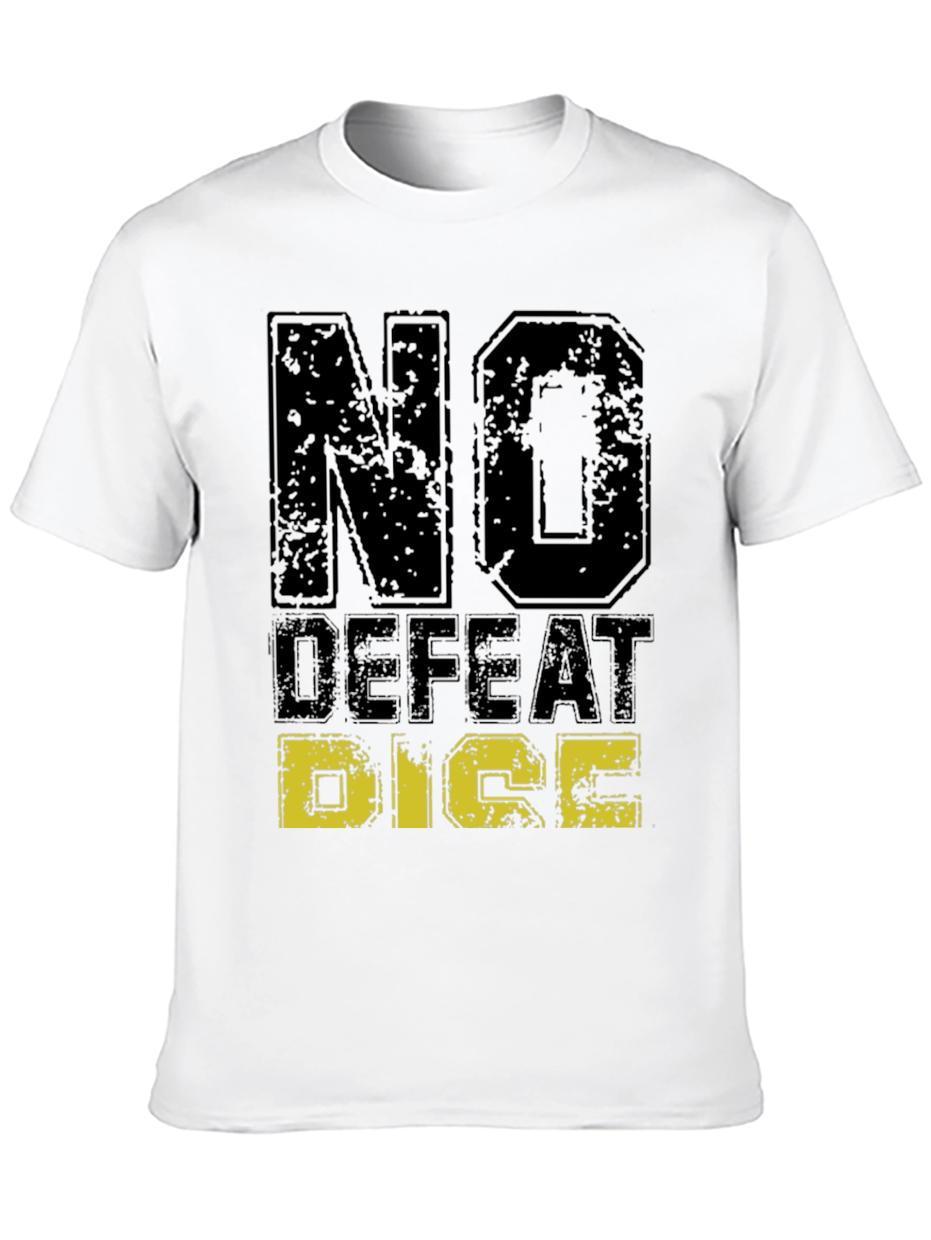 No Defeat Dice Graphic T-Shirt