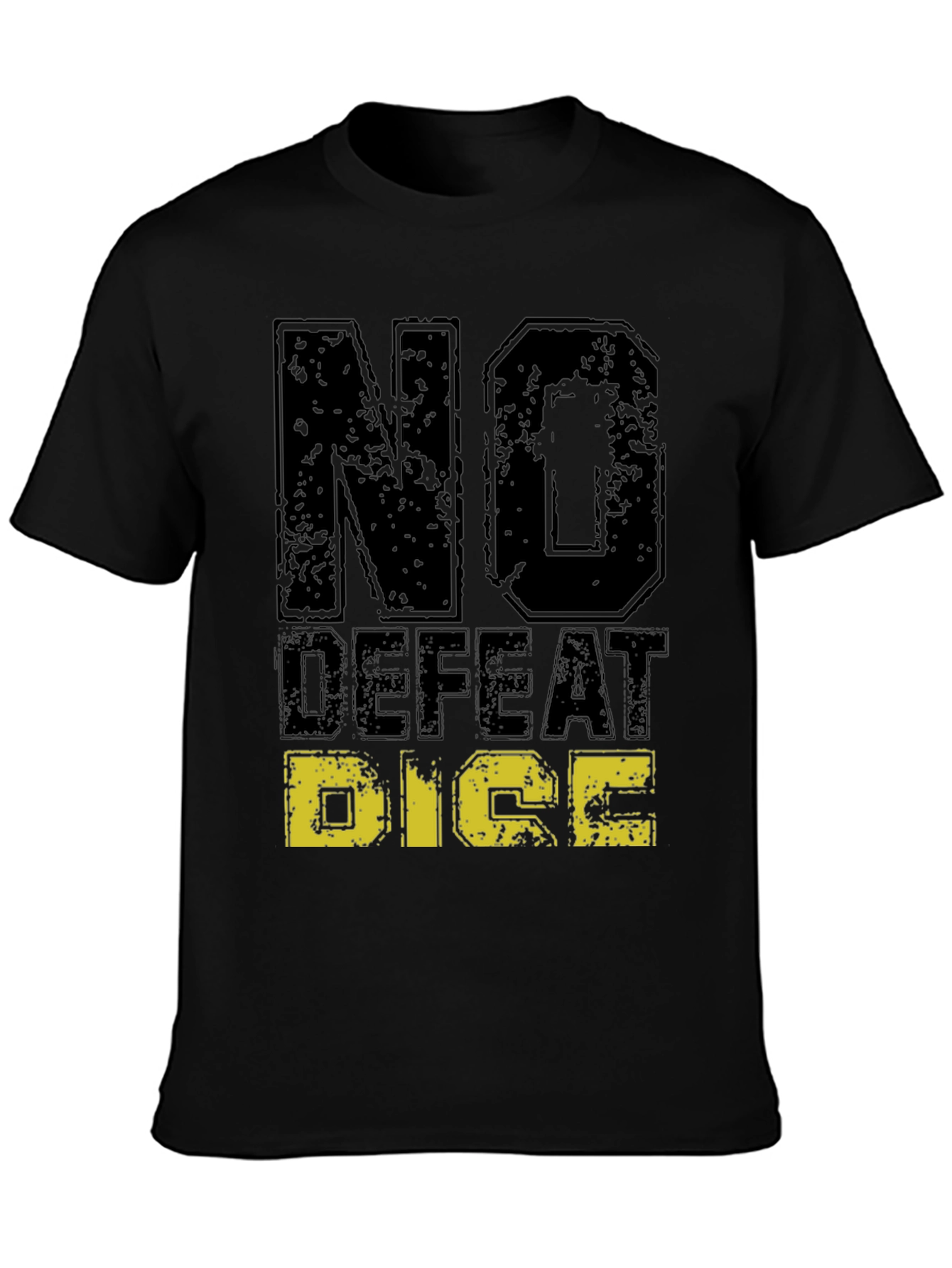 No Defeat Dice Graphic T-Shirt