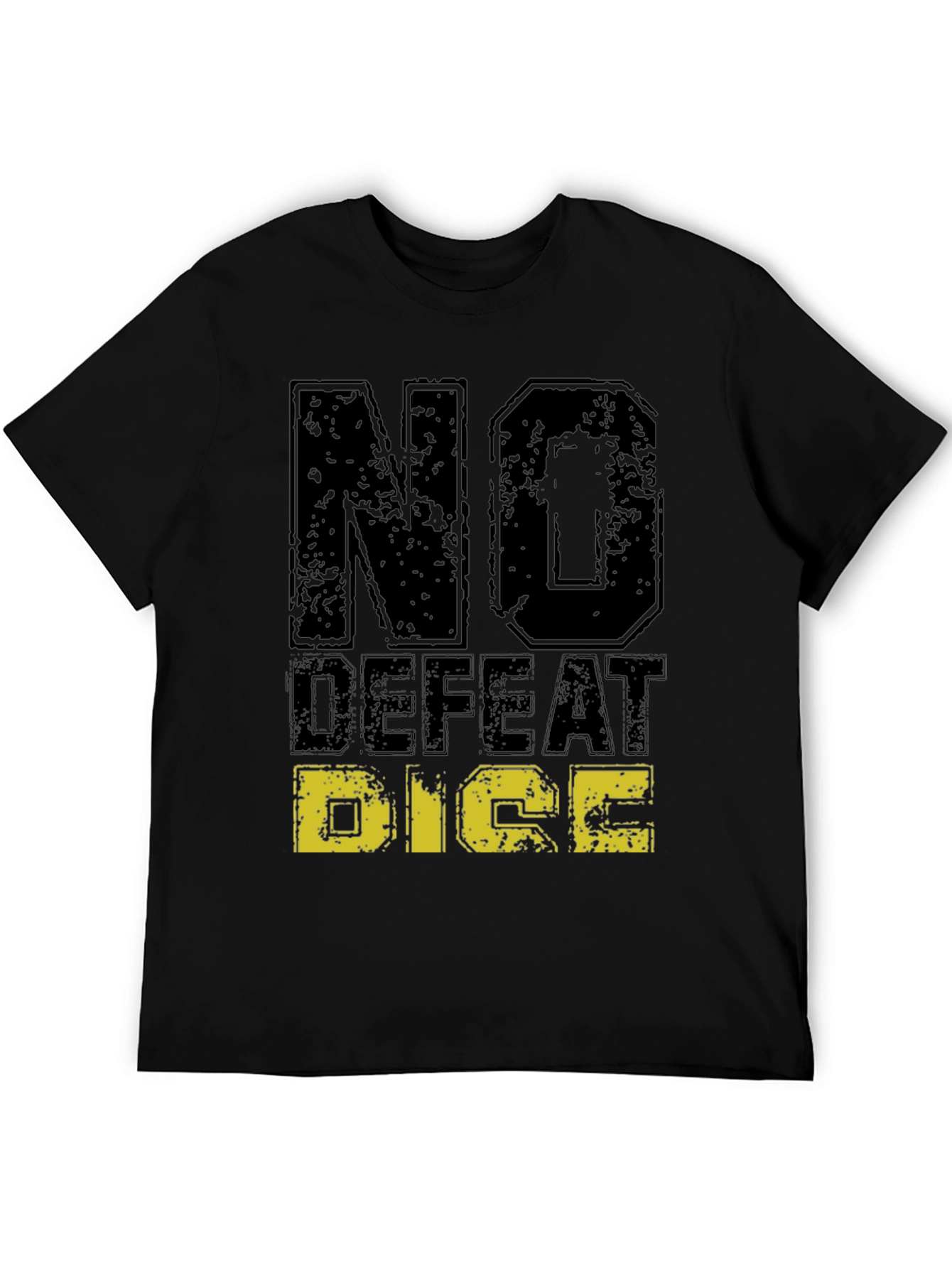 No Defeat Dice Graphic T-Shirt