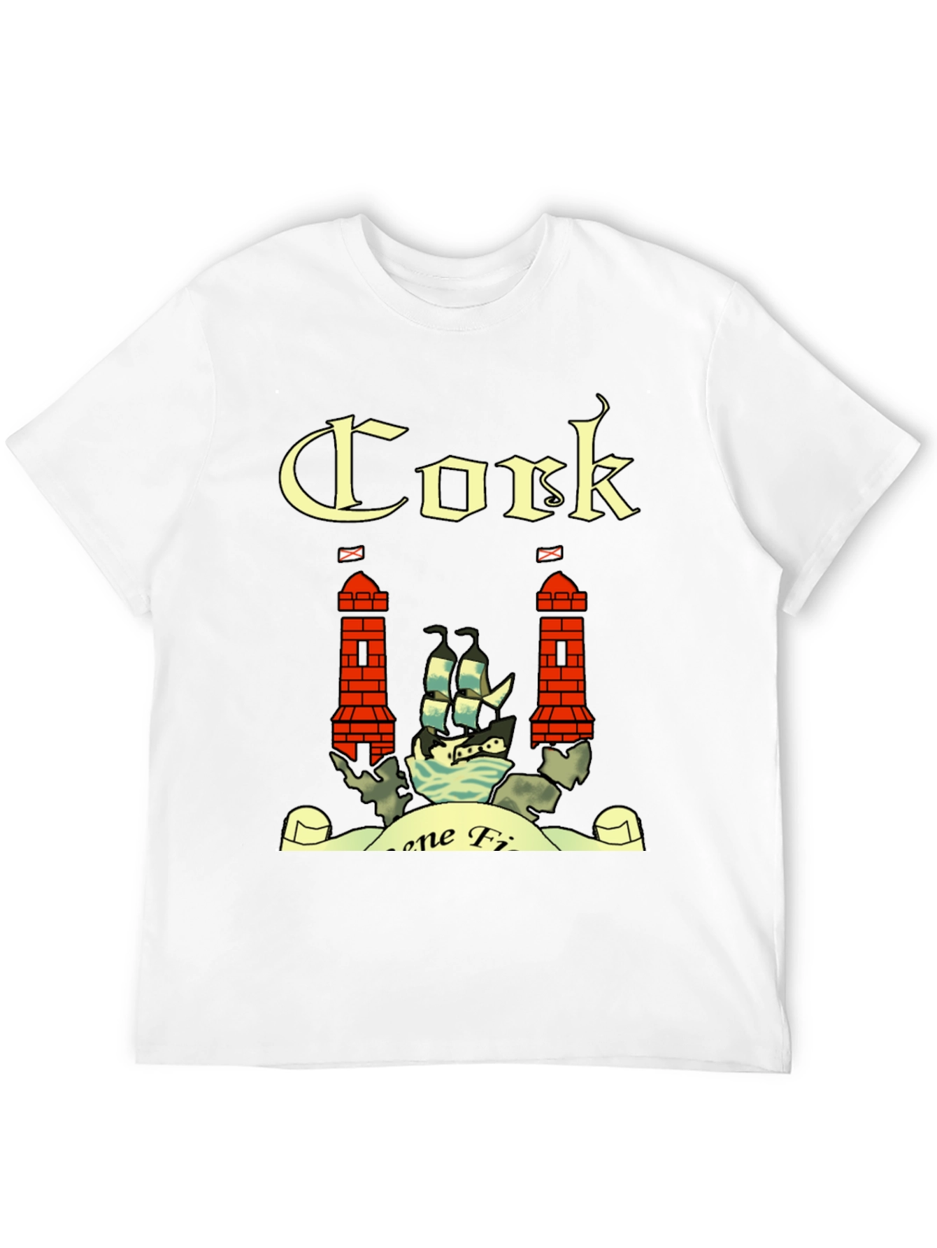 Cork Ireland Crest Graphic T-Shirt