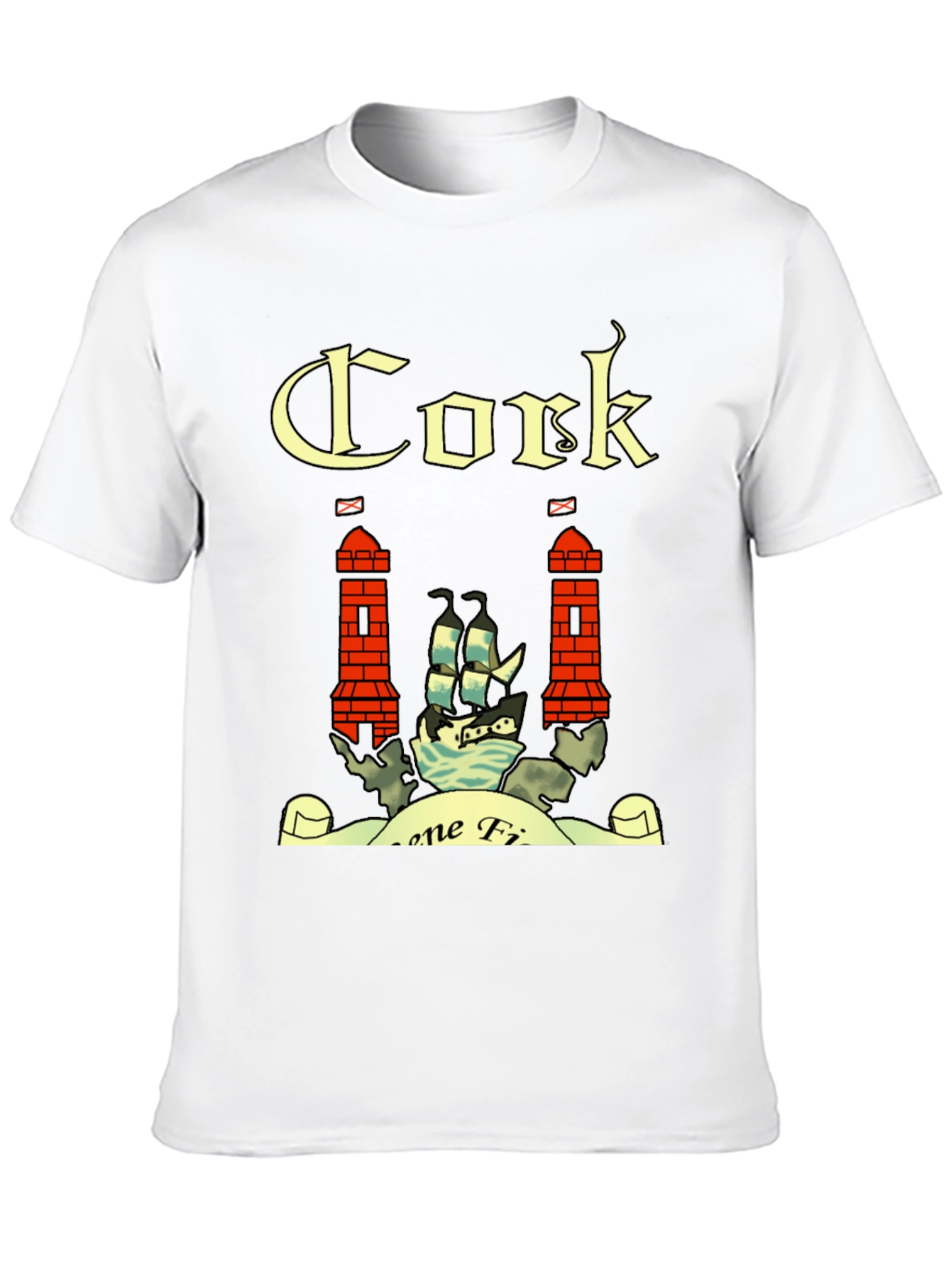 Cork Ireland Crest Graphic T-Shirt