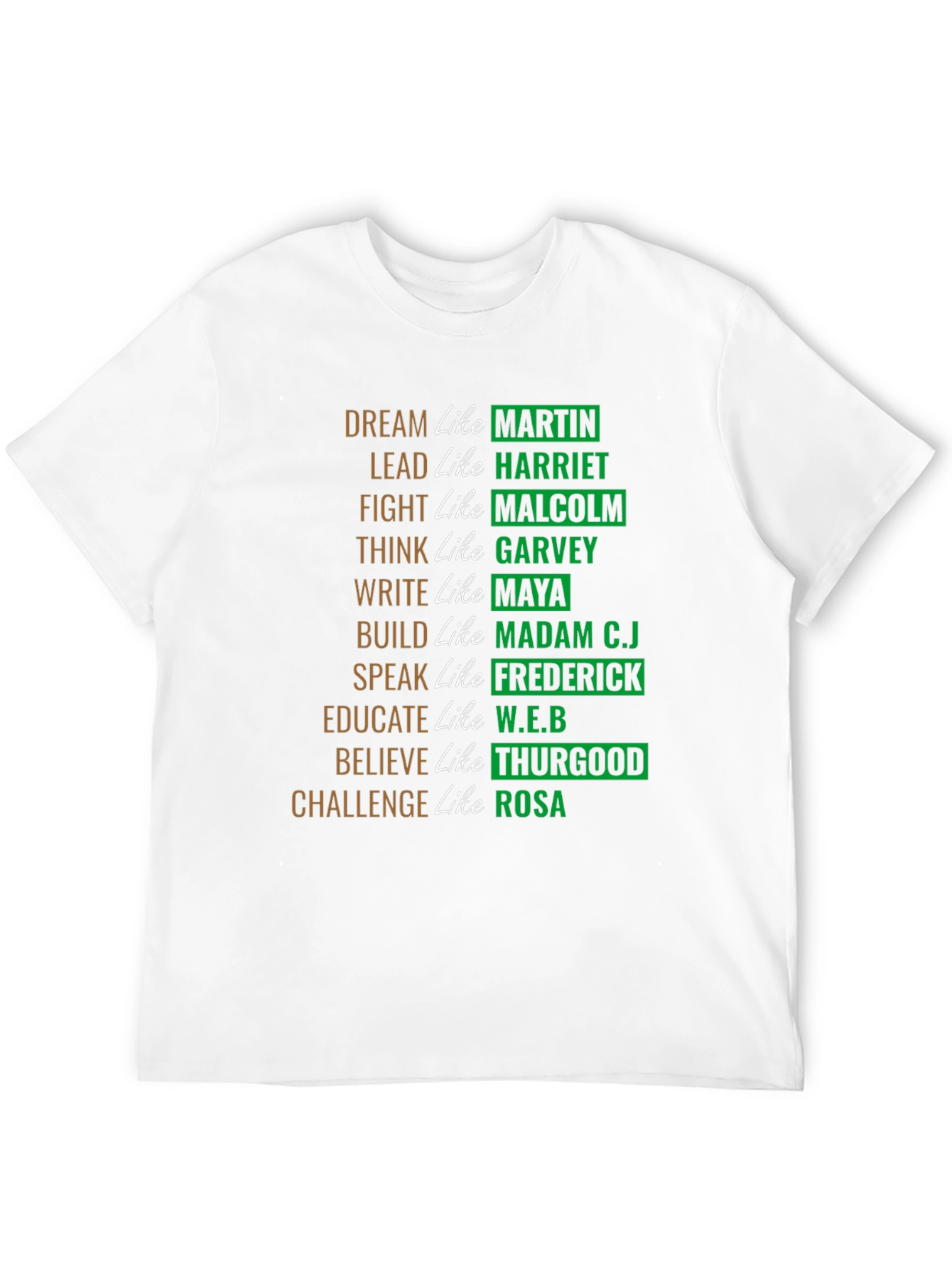 Dream Like Martin Black History T-Shirt