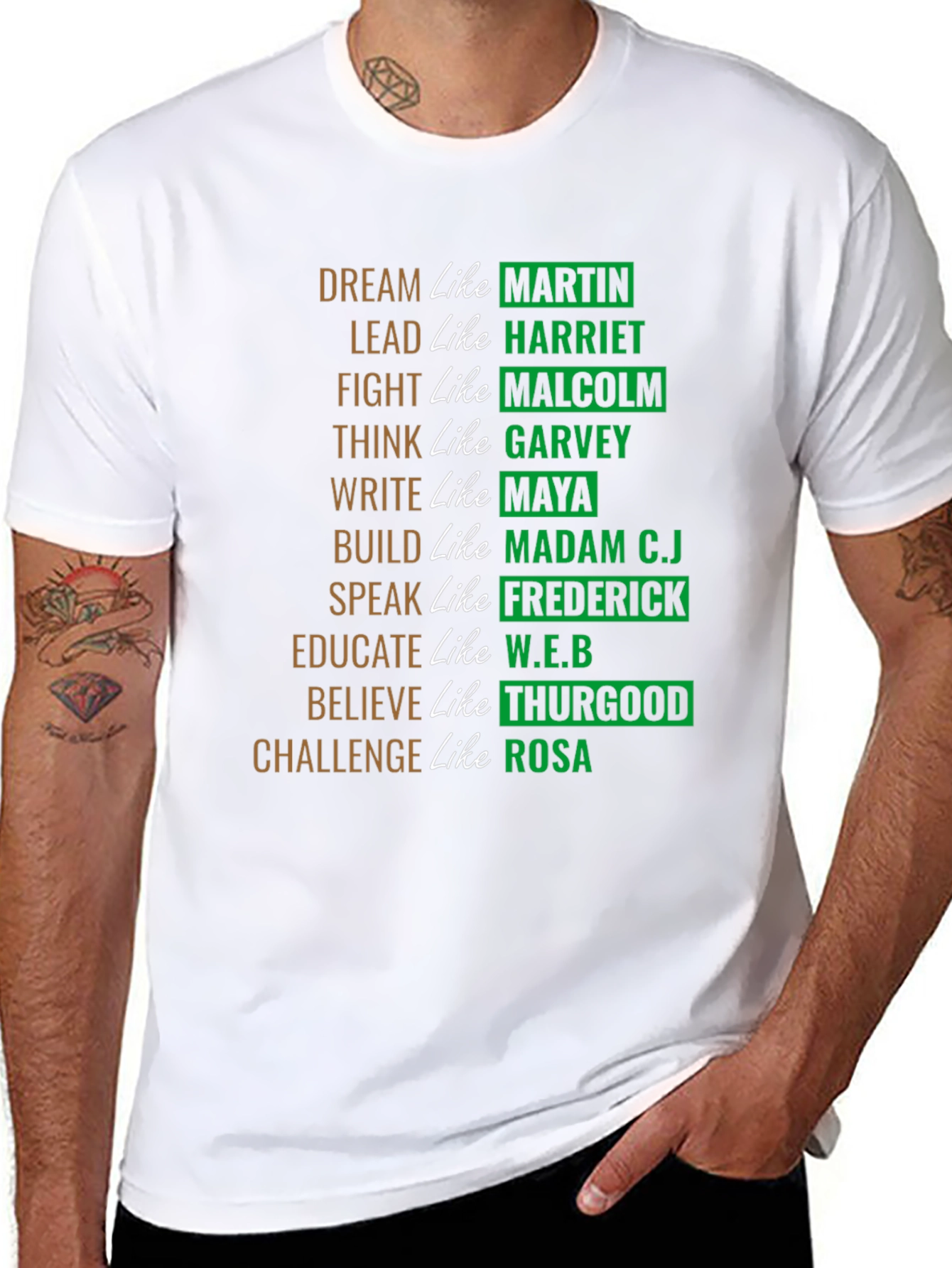 Dream Like Martin Black History T-Shirt