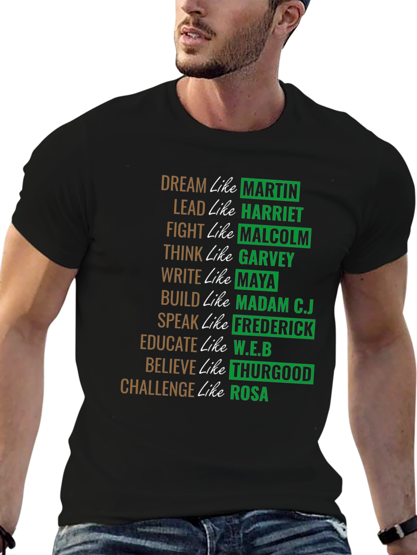Dream Like Martin Black History T-Shirt