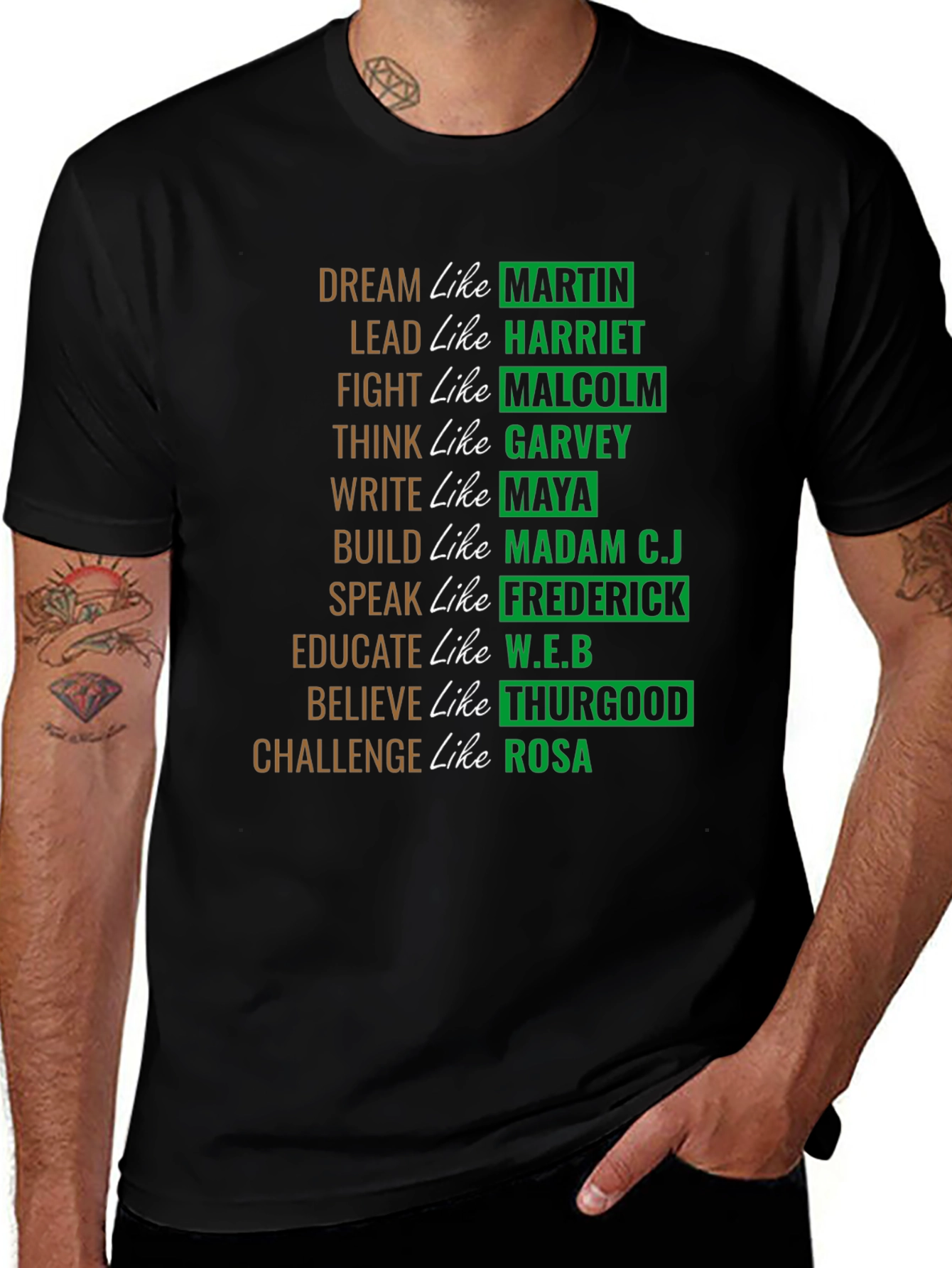 Dream Like Martin Black History T-Shirt