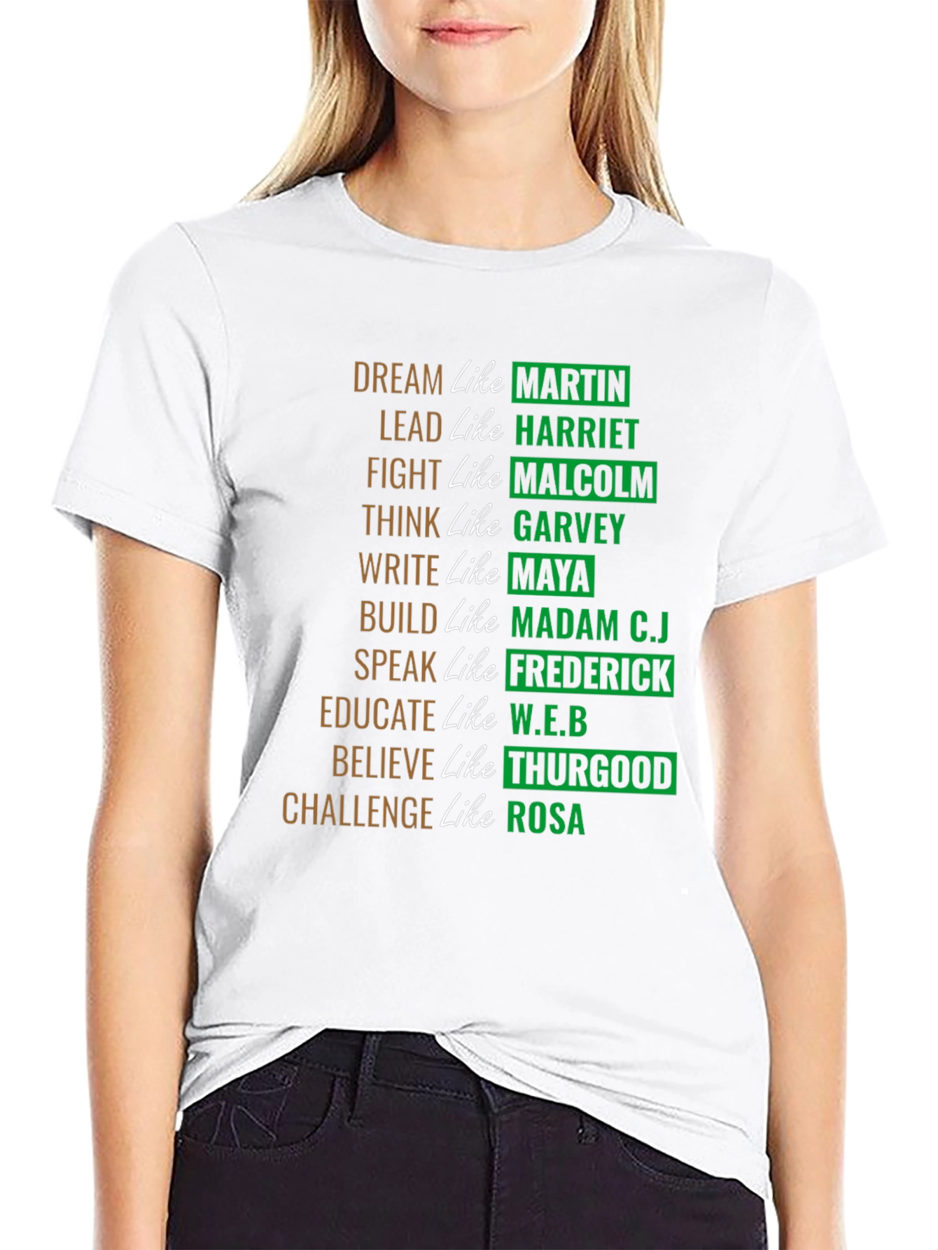Dream Like Martin Black History T-Shirt