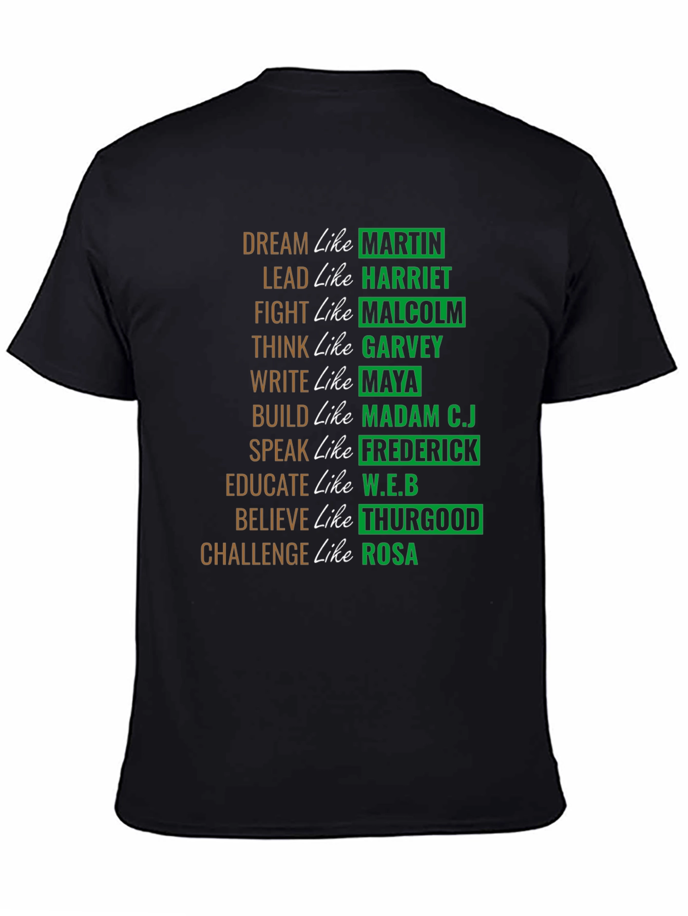 Dream Like Martin Black History T-Shirt