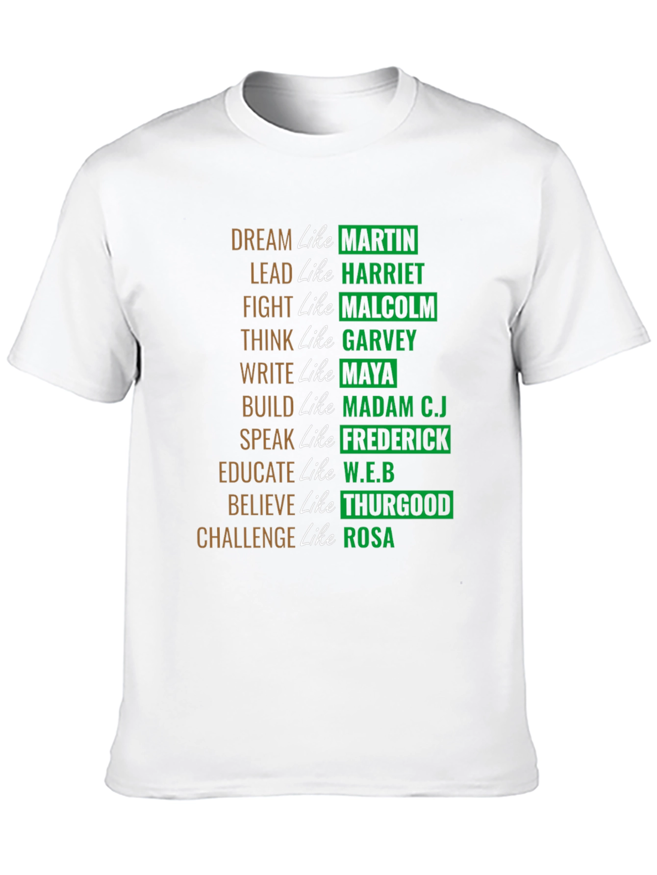 Dream Like Martin Black History T-Shirt