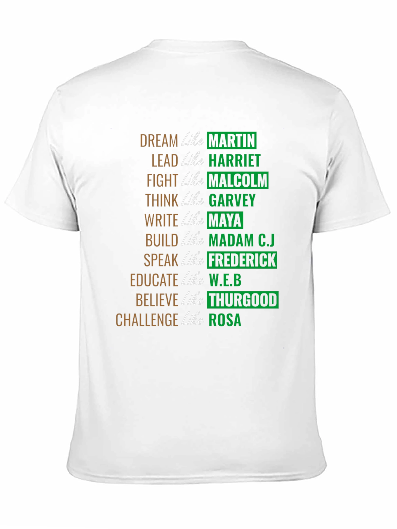 Dream Like Martin Black History T-Shirt