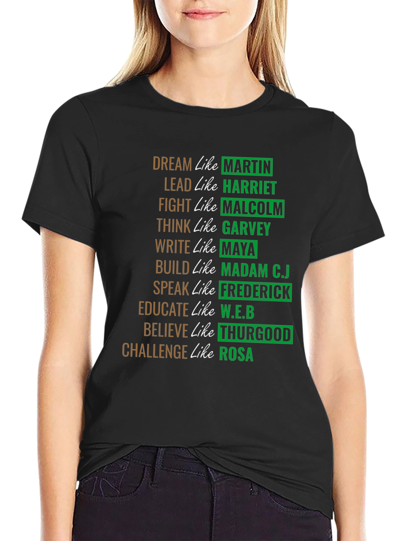 Dream Like Martin Black History T-Shirt